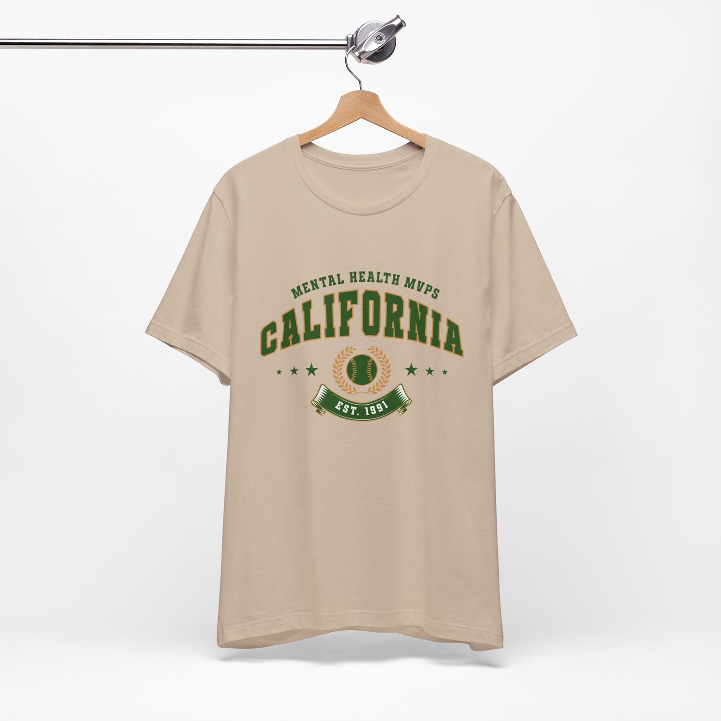 Champion Mental Health in Style – California Mental Health MVPs Unisex Tee! - Its Fine, I Am Fine