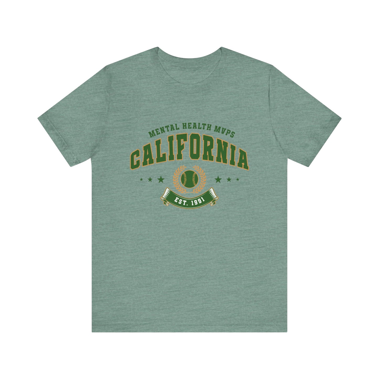 Champion Mental Health in Style – California Mental Health MVPs Unisex Tee!