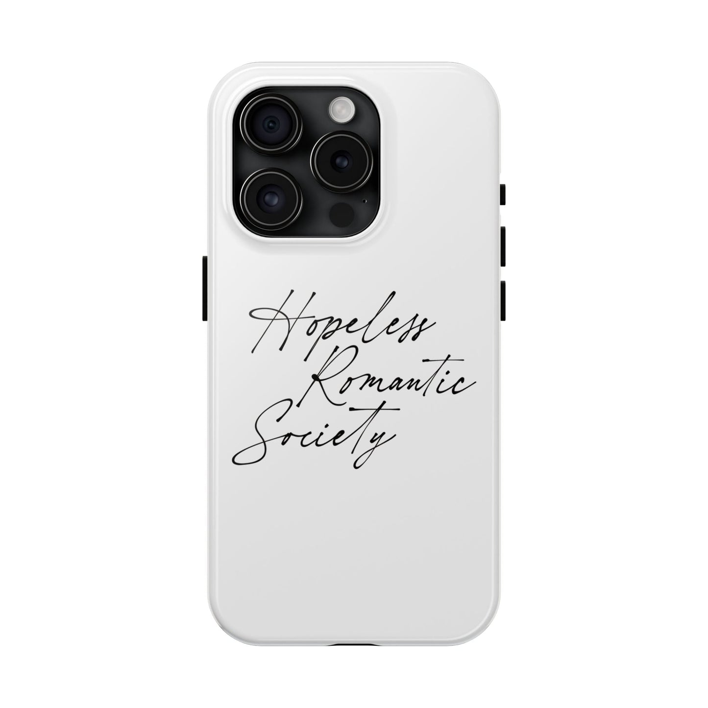 Hopeless Romantic Tough Phone Cases - Unique Gift Ideas, Valentine's Day Gift, Floral Phone Accessories, Love Quotes Cover, Protective Phone - Its Fine, I Am Fine