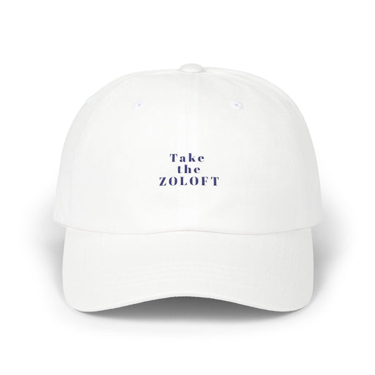 Zoloft Dad Cap, Relaxation Gift, Mental Health Awareness Hat, Casual Outfit, Everyday Wear, Gift for Him, Classic Baseball Cap