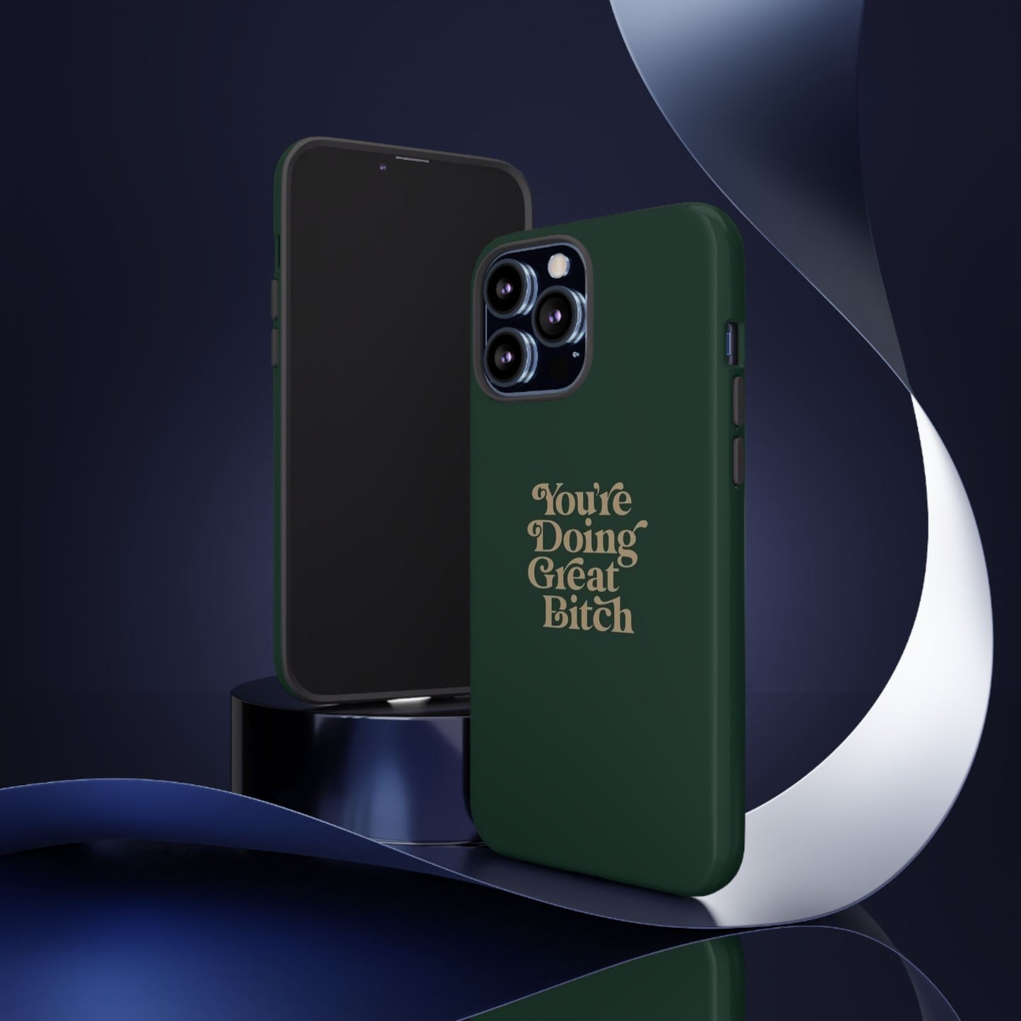 Tough Cases, Encouraging Phone Case, Motivational Phone Cover, Inspirational Phone Protector, Tough Love Phone Case, You're Doing Great