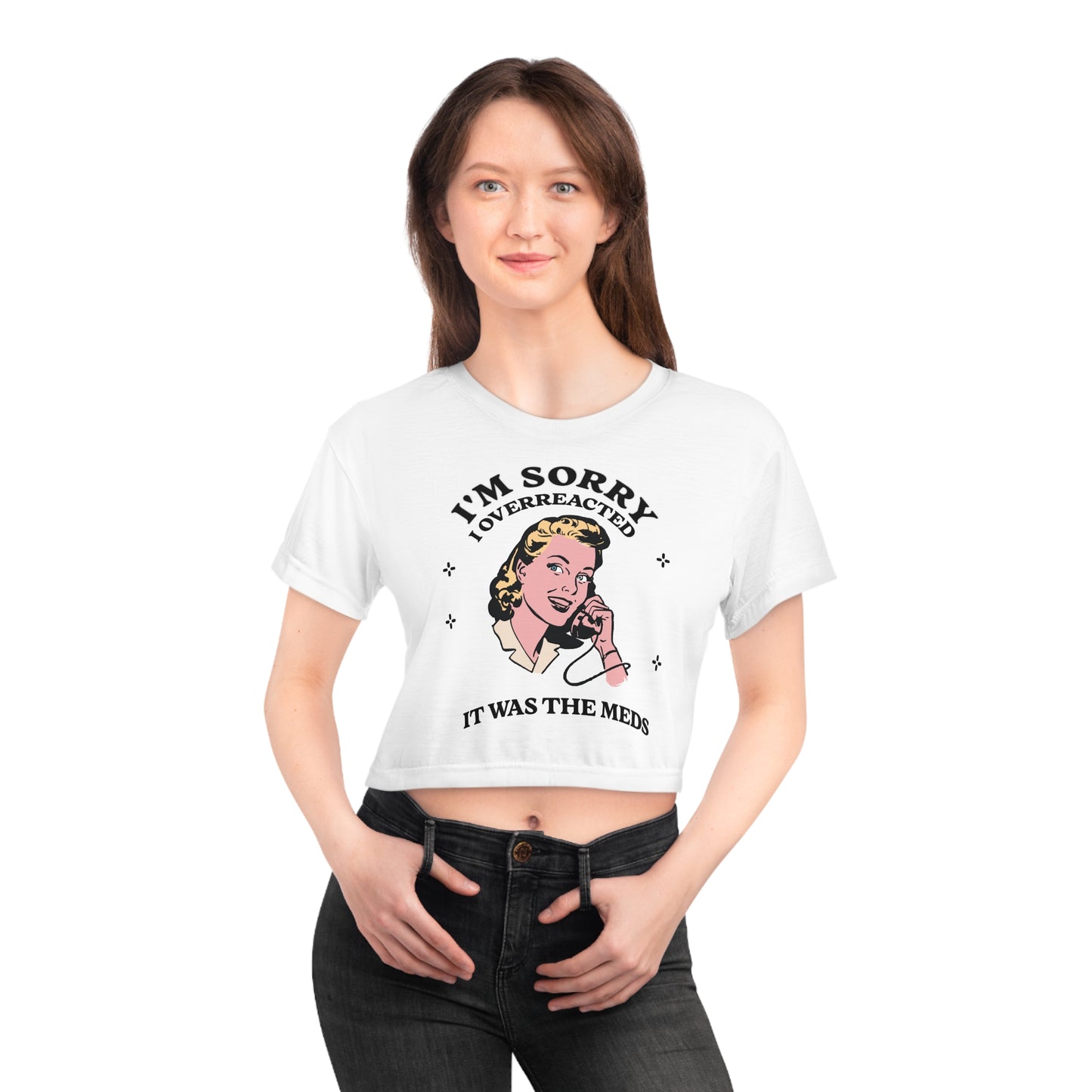 I'm Sorry Crop Tee