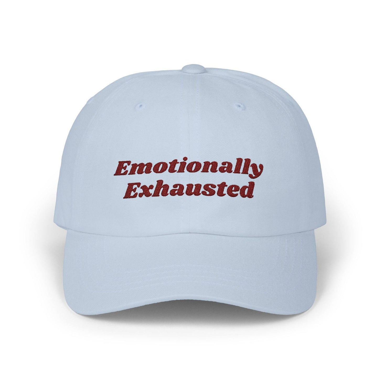 Emotionally Exhausted Dad Cap, Relaxed Fit Cap for Dads, Gift for Fathers Day, Casual Dad Hat, Summer Essential Fashion - Classic Dad Cap, - Its Fine, I Am Fine