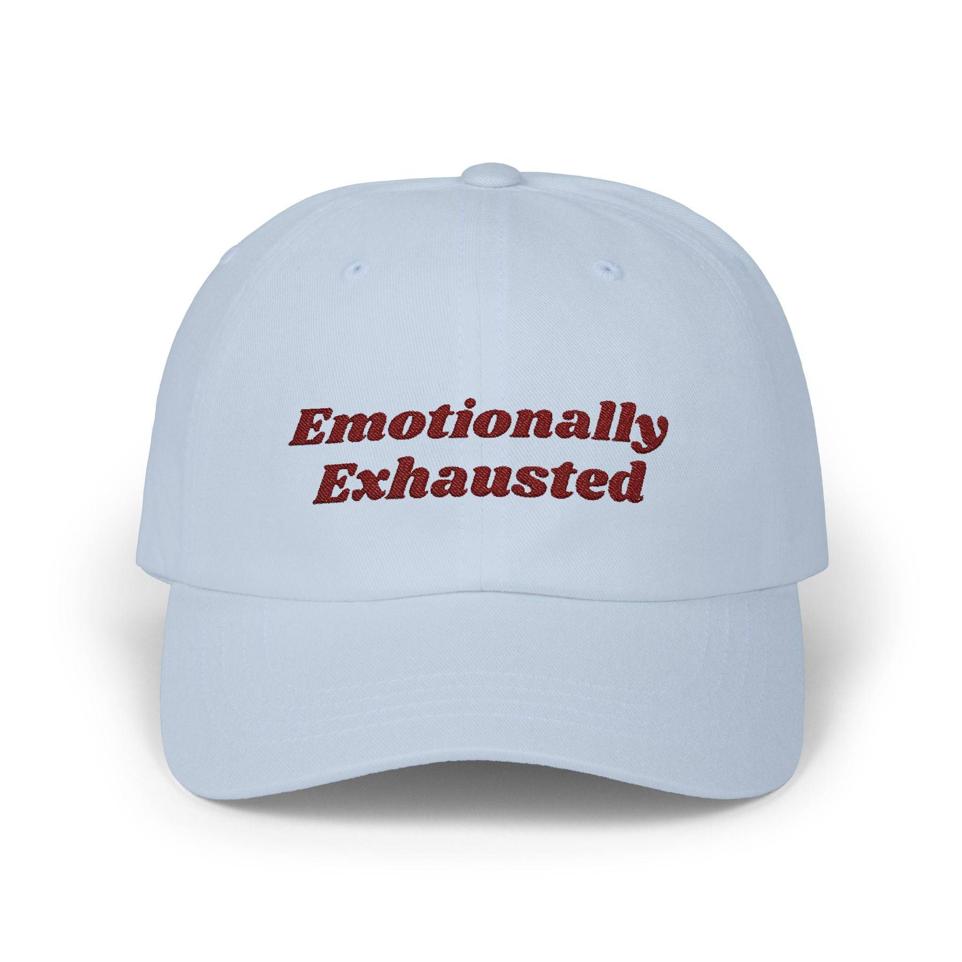 Emotionally Exhausted Dad Cap, Relaxed Fit Cap for Dads, Gift for Fathers Day, Casual Dad Hat, Summer Essential Fashion - Classic Dad Cap, - Its Fine, I Am Fine