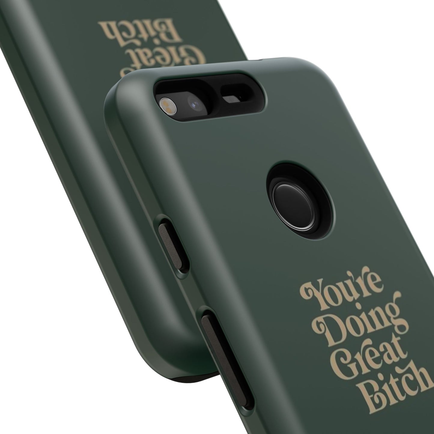 Tough Cases, Encouraging Phone Case, Motivational Phone Cover, Inspirational Phone Protector, Tough Love Phone Case, You're Doing Great