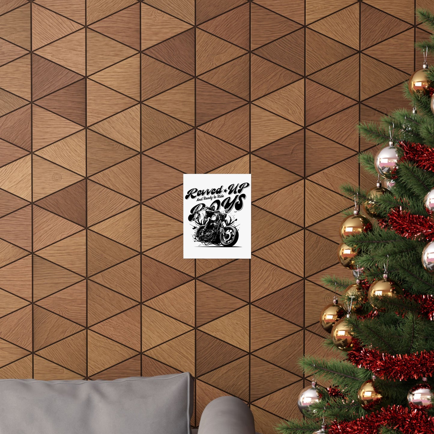 Revv'd Up Motorcycle Poster - Perfect for Bikers & Enthusiasts