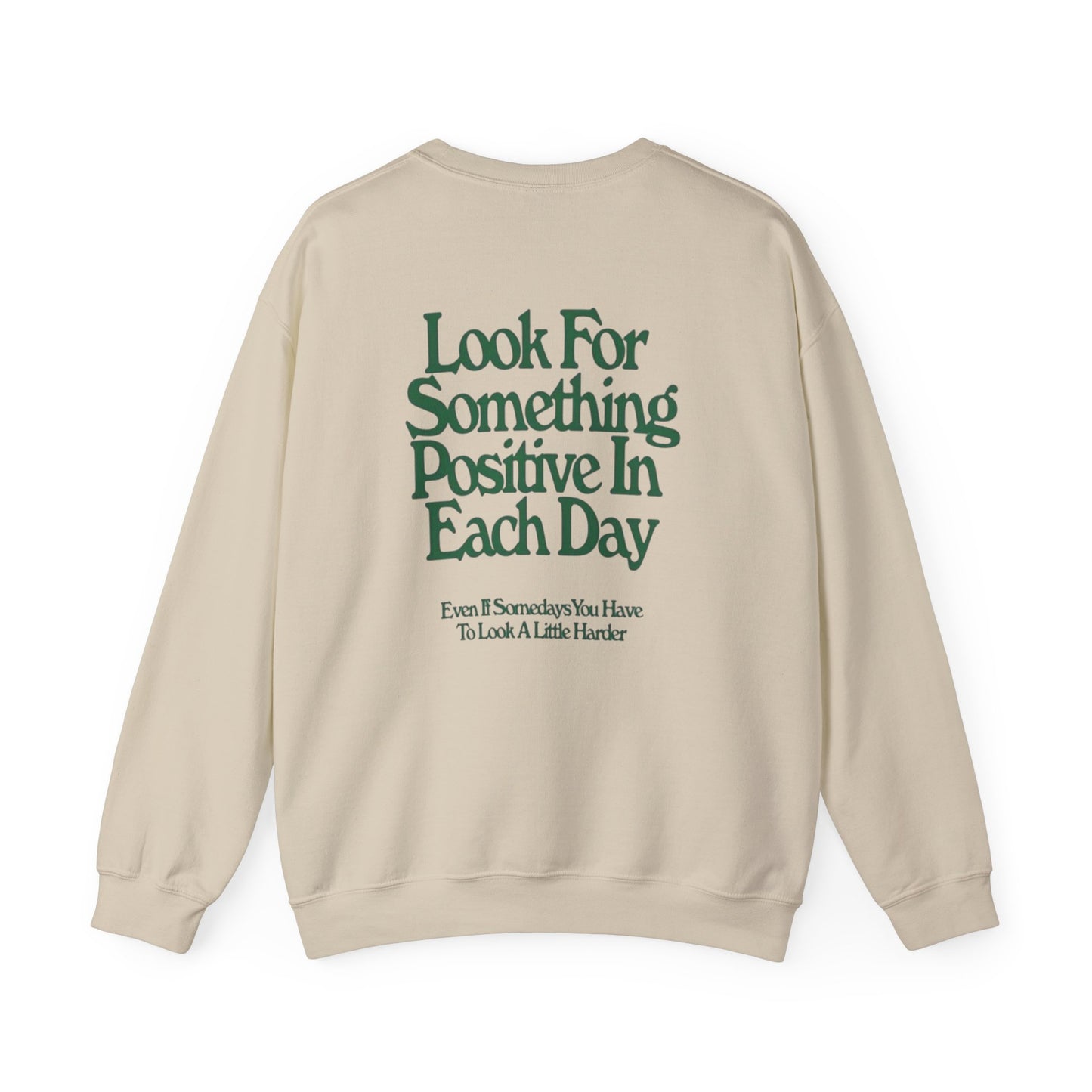 Positive Vibes Crewneck Sweatshirt, Inspirational Gift, Unisex Motivational Apparel, Everyday Comfort, Self-Care Fashion, Gift for Him or