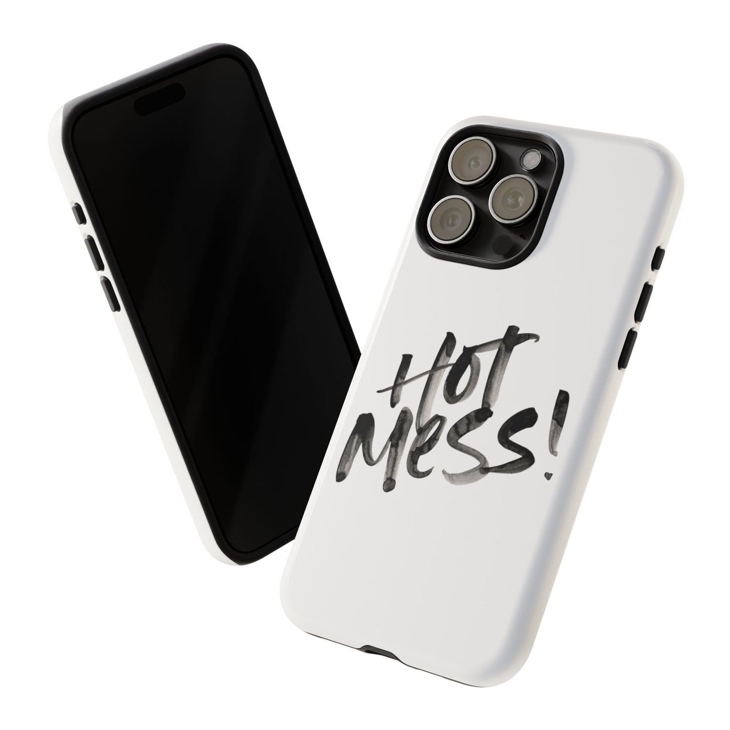 Hot Mess Phone Case, Fun Phone Cover, Gift for Her, Quirky Accessory, Stylish Mobile Case, Trendy Gift Idea