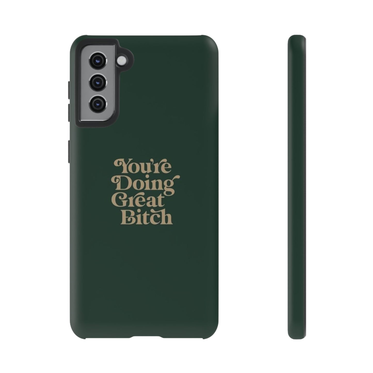 Tough Cases, Encouraging Phone Case, Motivational Phone Cover, Inspirational Phone Protector, Tough Love Phone Case, You're Doing Great