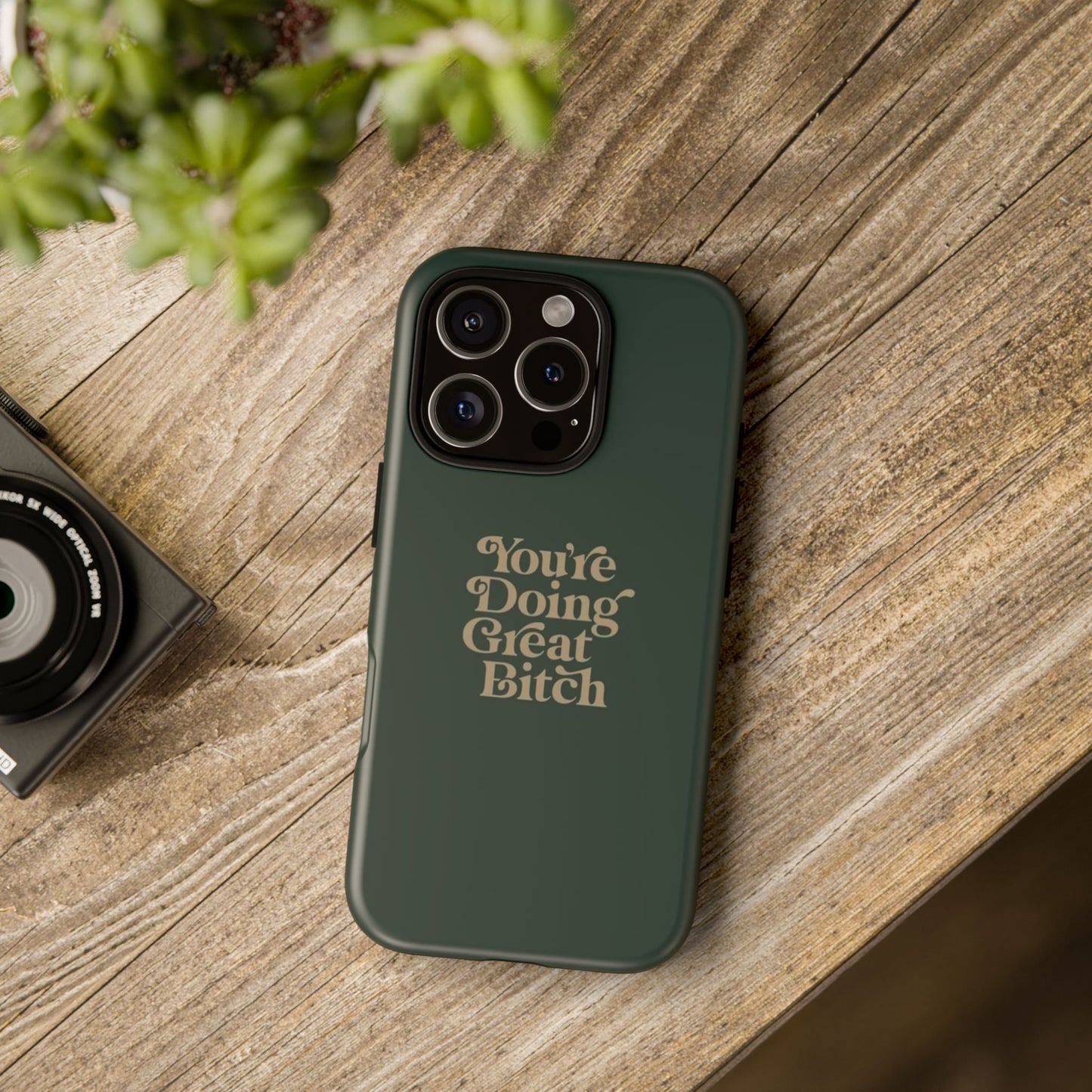 Tough Cases, Encouraging Phone Case, Motivational Phone Cover, Inspirational Phone Protector, Tough Love Phone Case, You're Doing Great