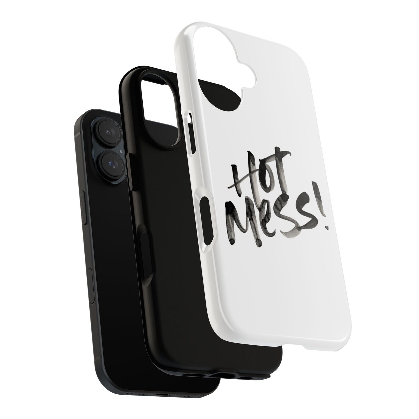 Hot Mess Phone Case, Fun Phone Cover, Gift for Her, Quirky Accessory, Stylish Mobile Case, Trendy Gift Idea