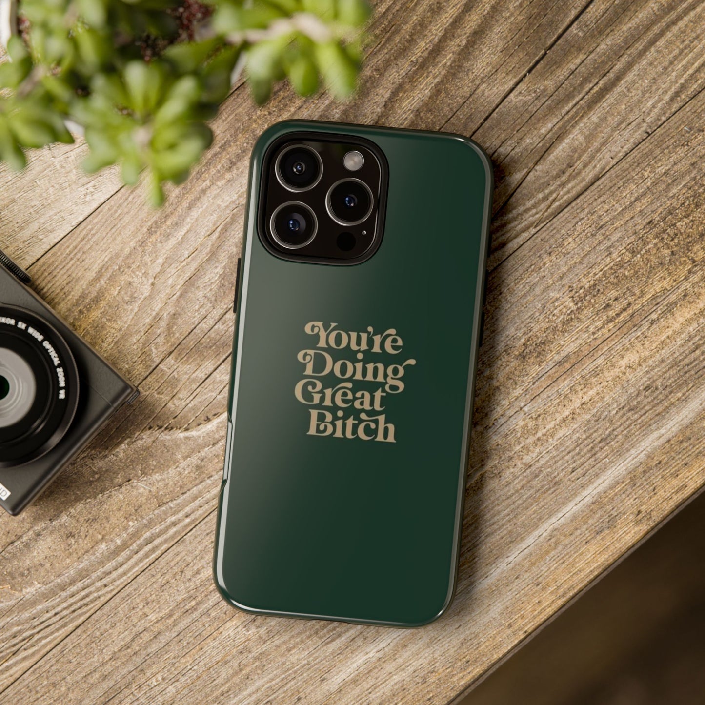 Tough Cases, Encouraging Phone Case, Motivational Phone Cover, Inspirational Phone Protector, Tough Love Phone Case, You're Doing Great