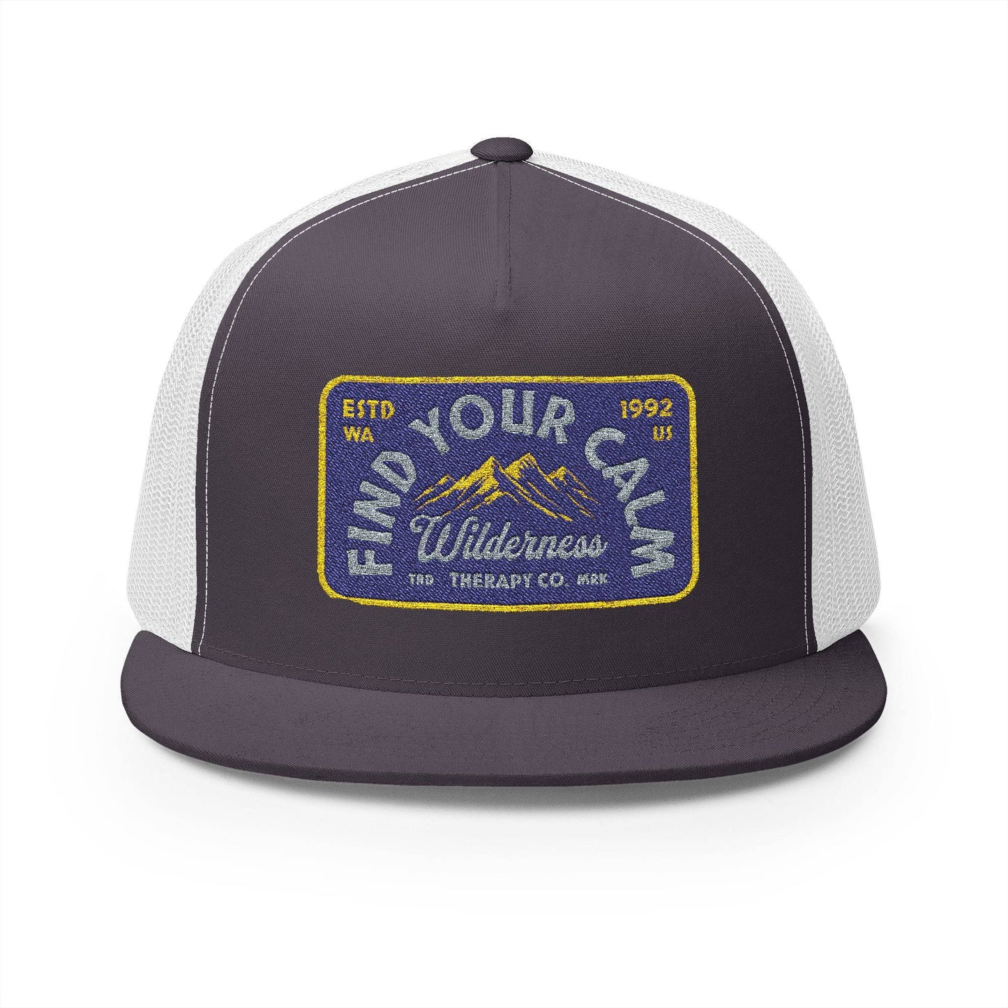 Vintage Embroidered Trucker Cap - 'Find Your Own Wilderness' - Its Fine, I Am Fine
