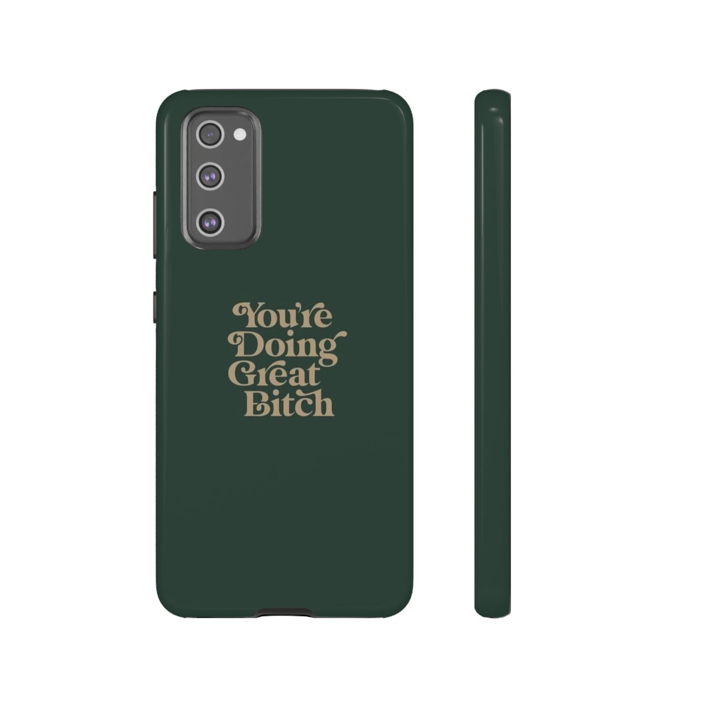 Tough Cases, Encouraging Phone Case, Motivational Phone Cover, Inspirational Phone Protector, Tough Love Phone Case, You're Doing Great