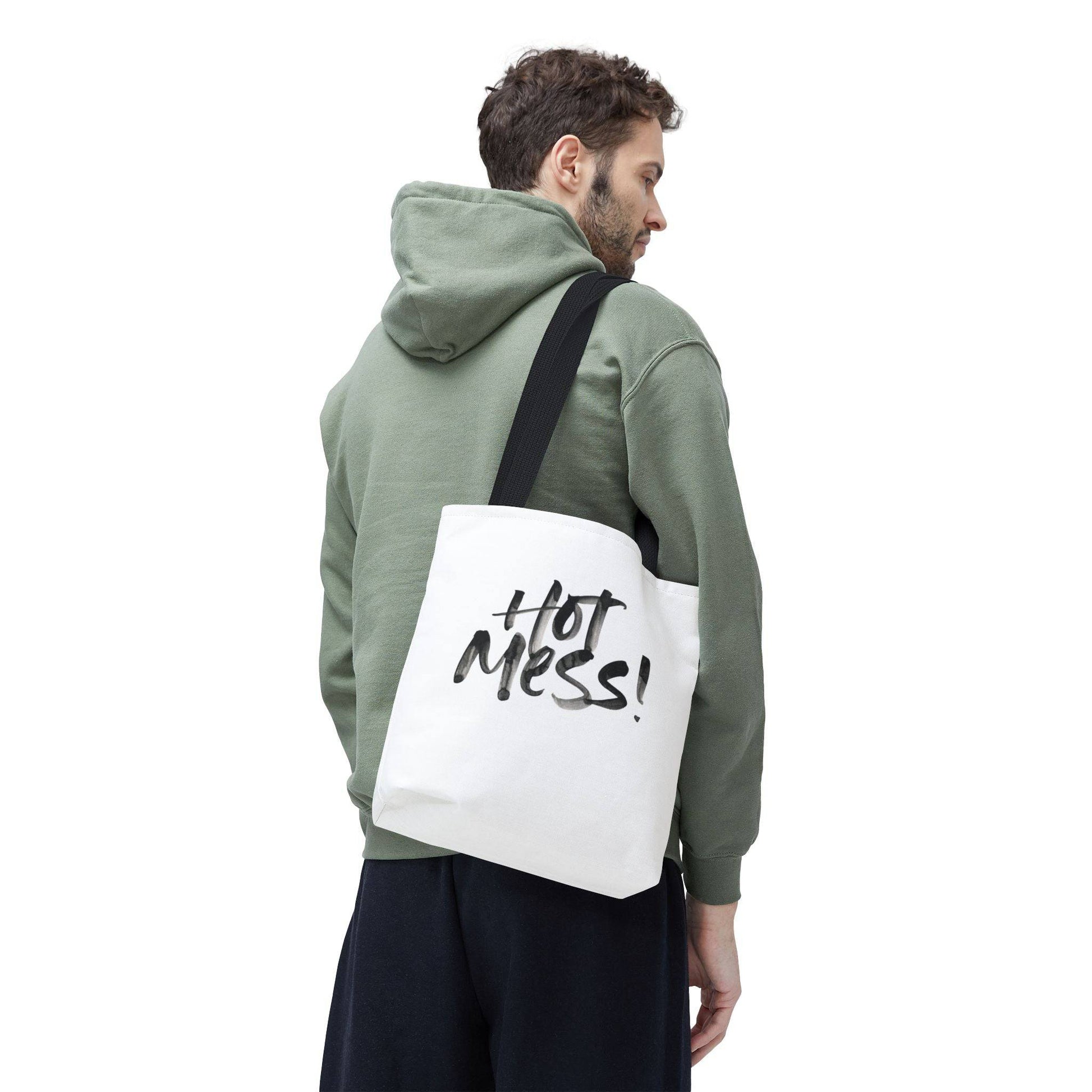 Hot Mess Tote Bag - Stylish, Reusable, Everyday Carryall, Perfect for Shopping, Gym, Beach, or Travel - Its Fine, I Am Fine