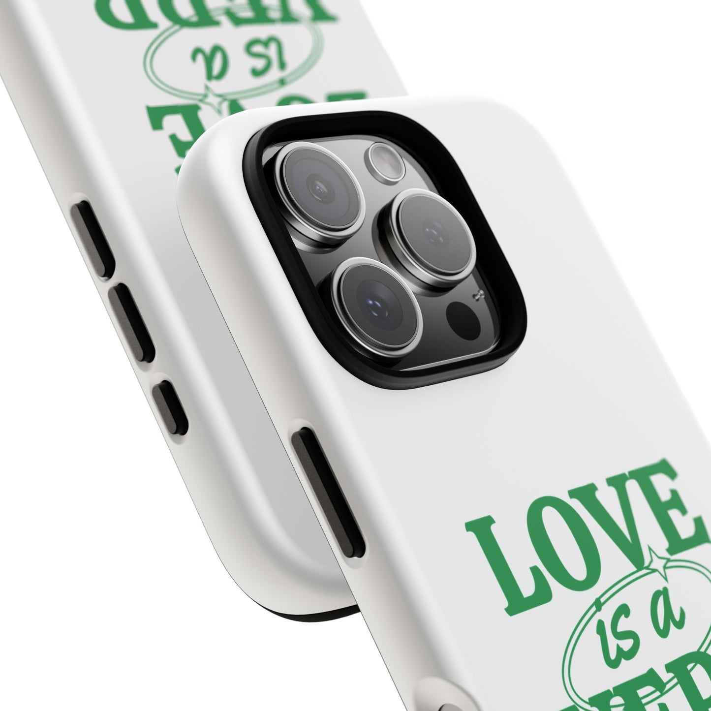 Love is a Verb Phone Case - Therapeutic Design for Self-Care