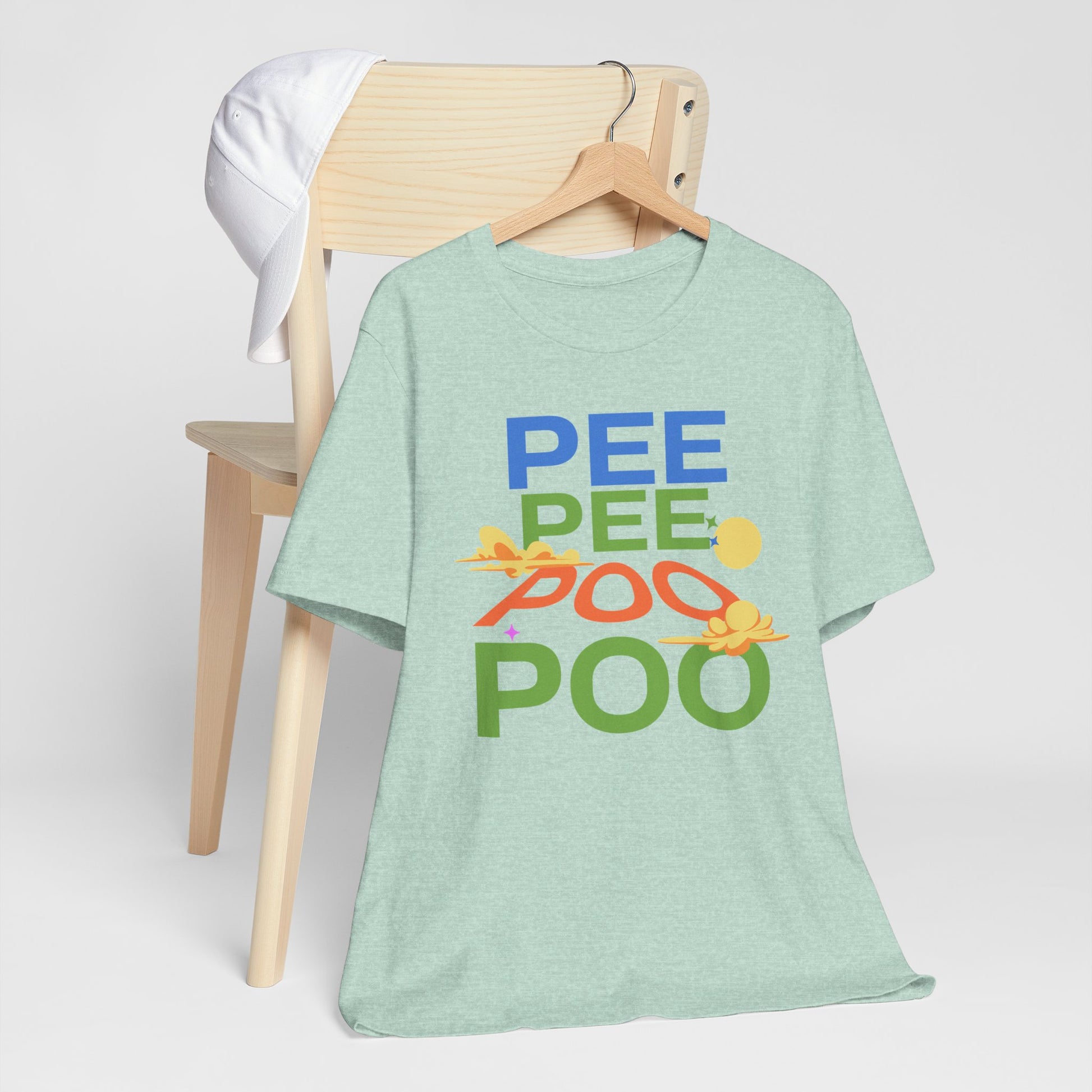 Fun Pee Pee Poo Graphic Tee - Its Fine, I Am Fine