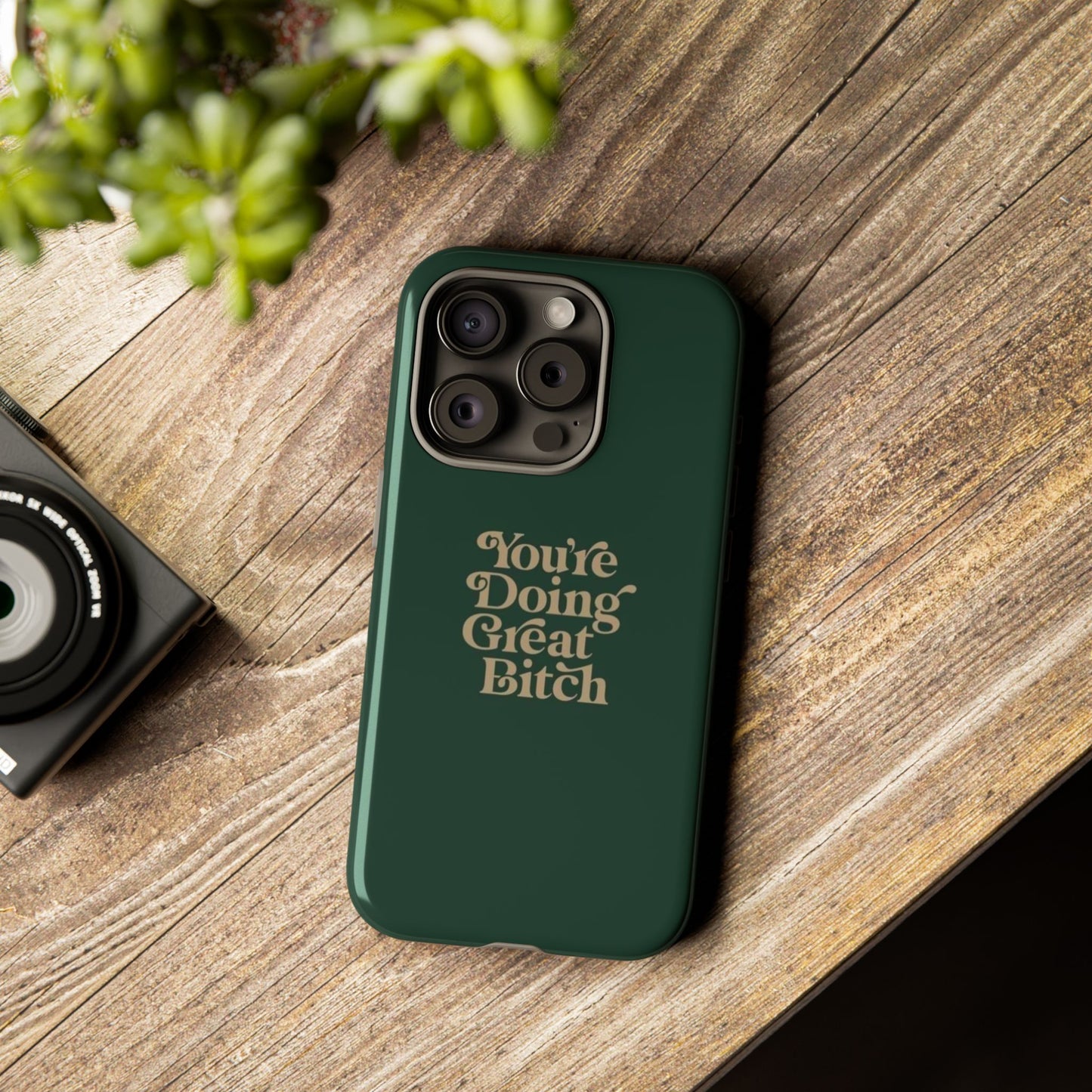 Tough Cases, Encouraging Phone Case, Motivational Phone Cover, Inspirational Phone Protector, Tough Love Phone Case, You're Doing Great