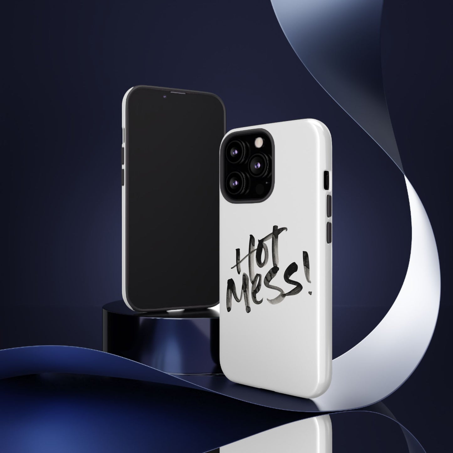 Hot Mess Phone Case, Fun Phone Cover, Gift for Her, Quirky Accessory, Stylish Mobile Case, Trendy Gift Idea