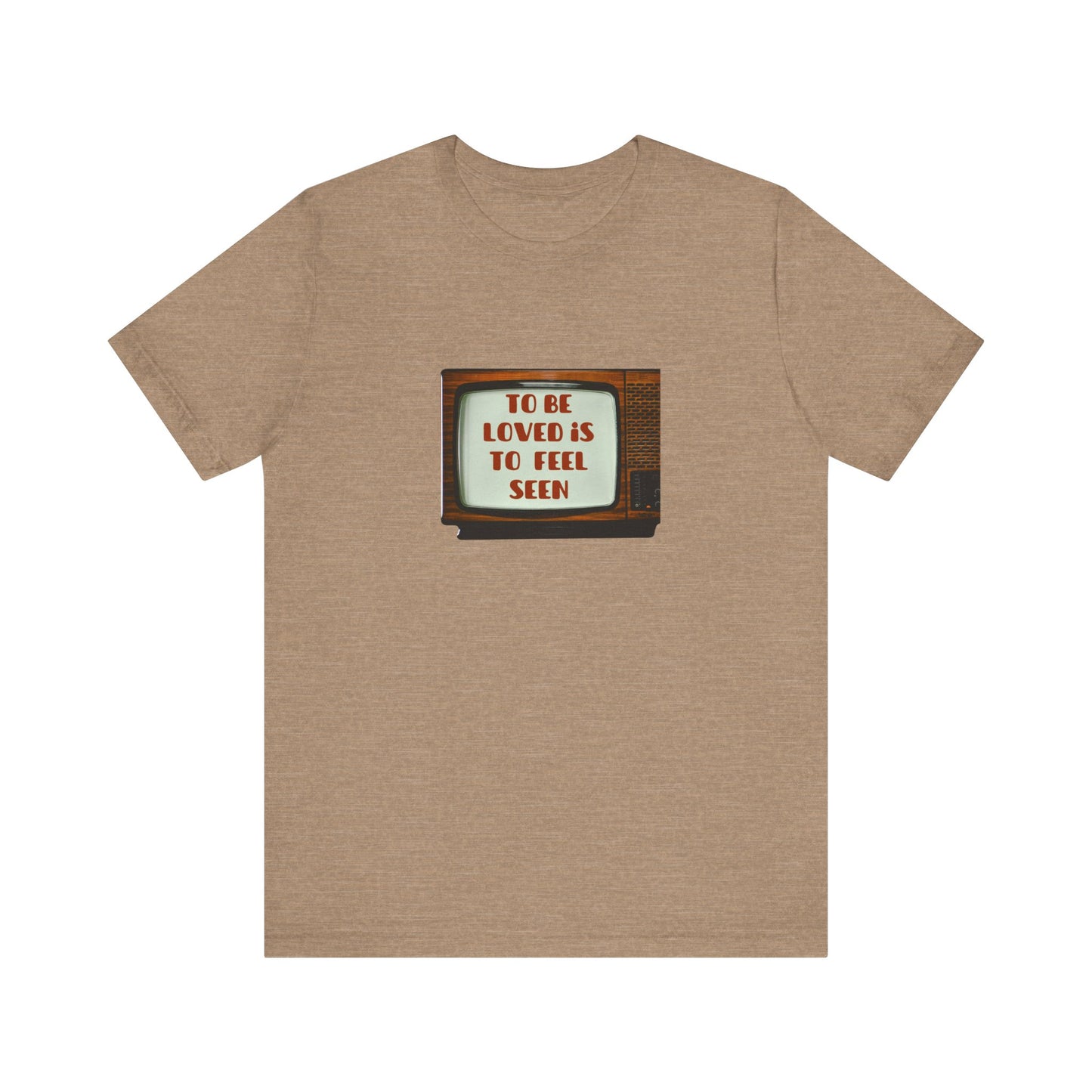 Retro Love Quote Tee, Unisex Short Sleeve Shirt, Vintage Style, Gift for Friends, Self-Love Statement T-Shirt, Casual Chic Top