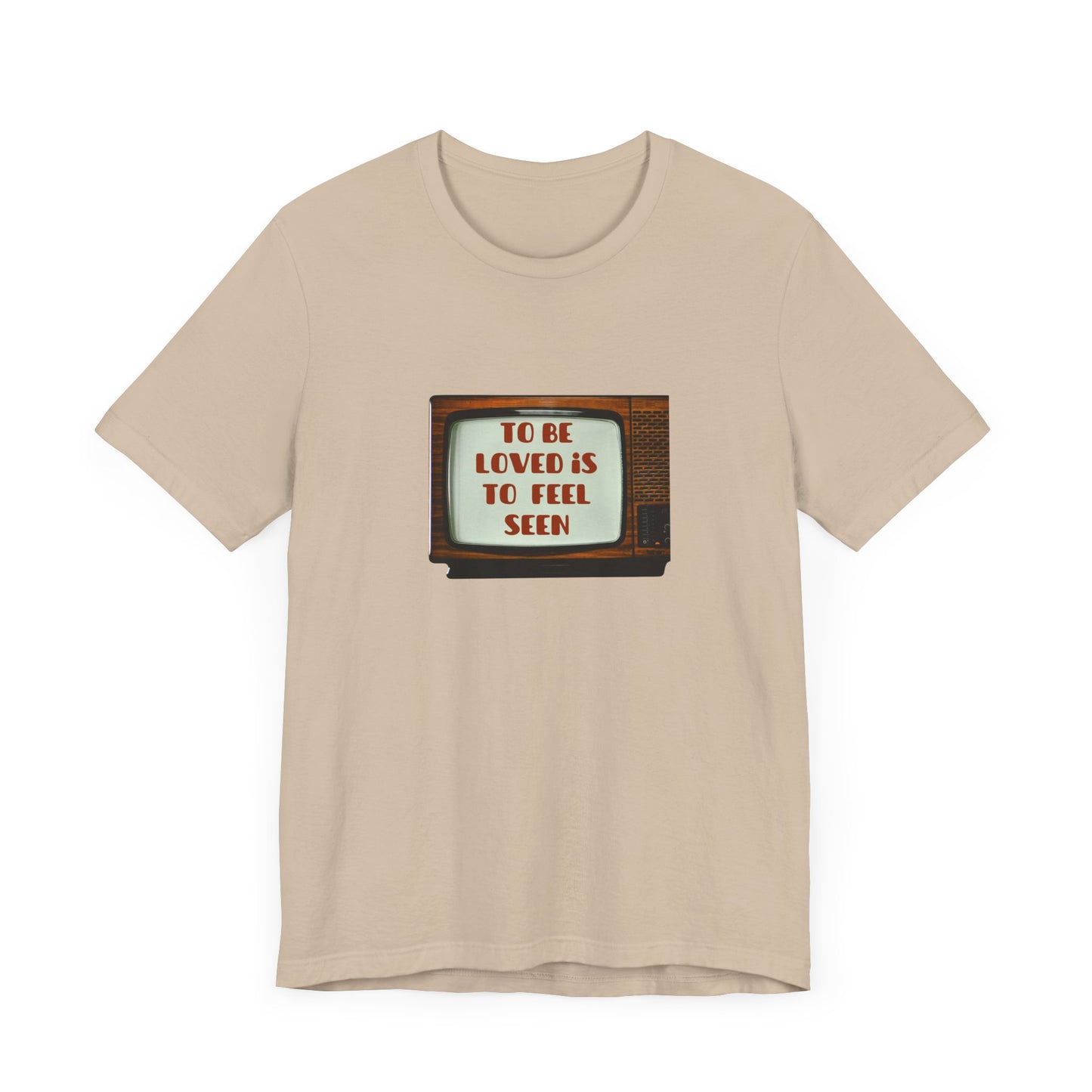 Retro Love Quote Tee, Unisex Short Sleeve Shirt, Vintage Style, Gift for Friends, Self-Love Statement T-Shirt, Casual Chic Top