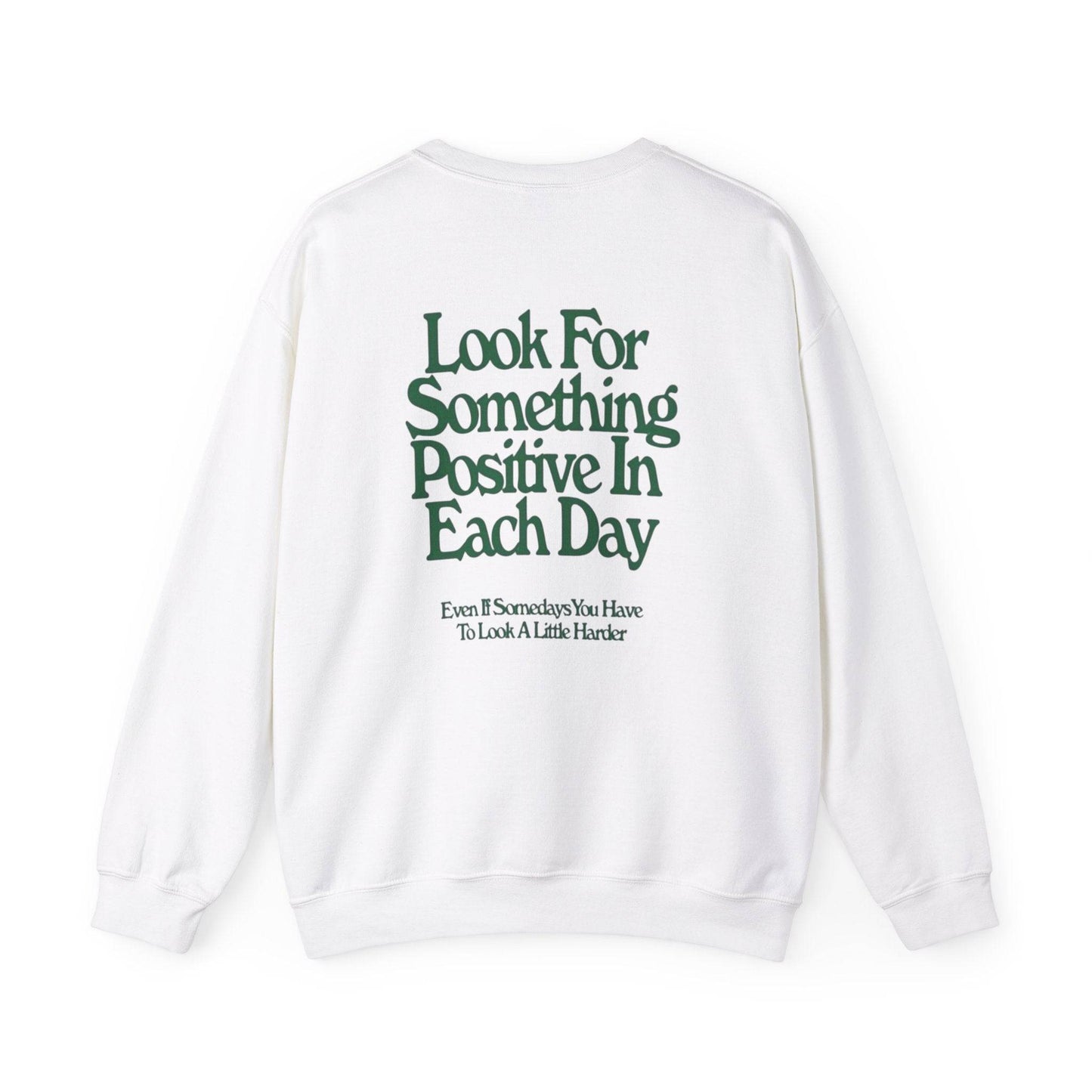 Positive Vibes Crewneck Sweatshirt, Inspirational Gift, Unisex Motivational Apparel, Everyday Comfort, Self-Care Fashion, Gift for Him or - Its Fine, I Am Fine