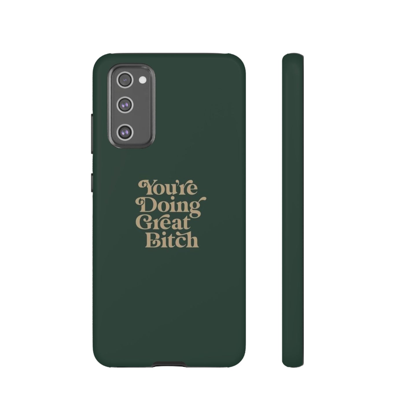 Tough Cases, Encouraging Phone Case, Motivational Phone Cover, Inspirational Phone Protector, Tough Love Phone Case, You're Doing Great