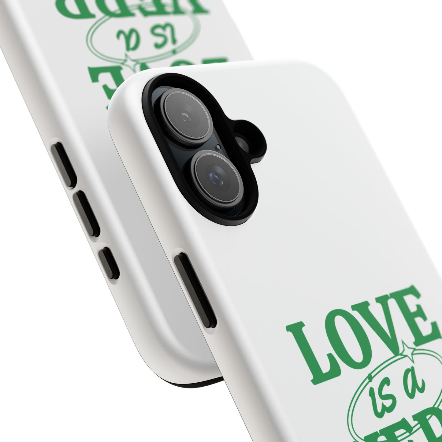 Love is a Verb Phone Case - Therapeutic Design for Self-Care