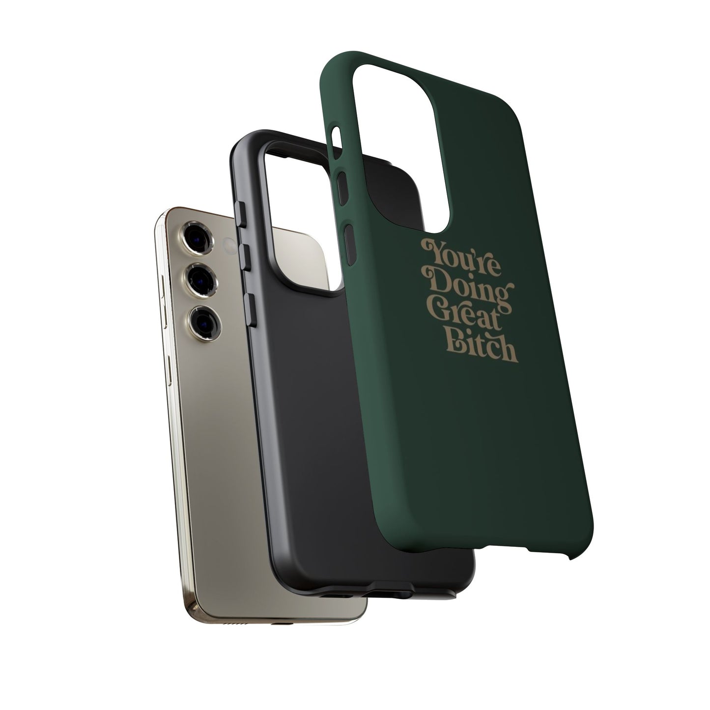 Tough Cases, Encouraging Phone Case, Motivational Phone Cover, Inspirational Phone Protector, Tough Love Phone Case, You're Doing Great