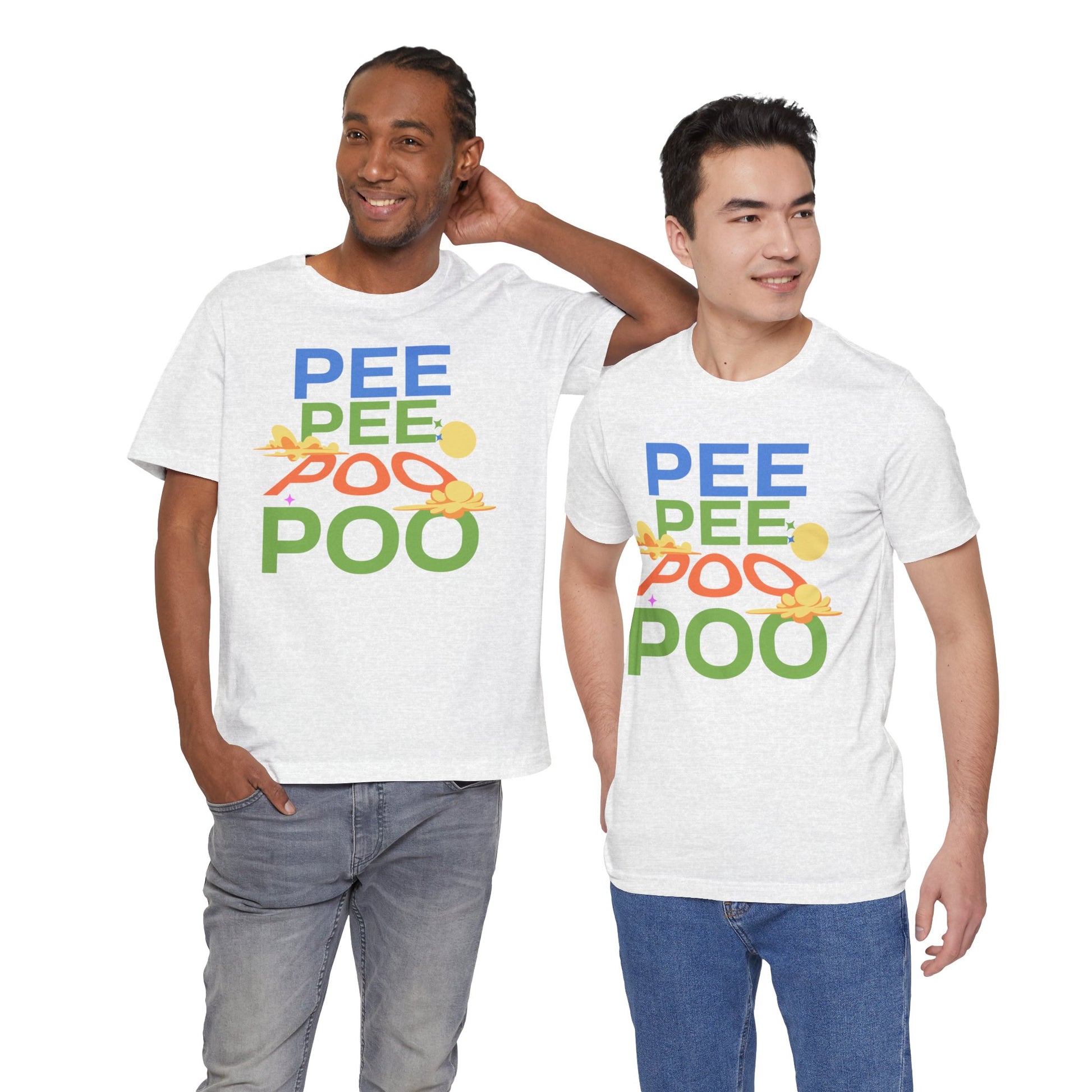 Fun Pee Pee Poo Graphic Tee - Its Fine, I Am Fine