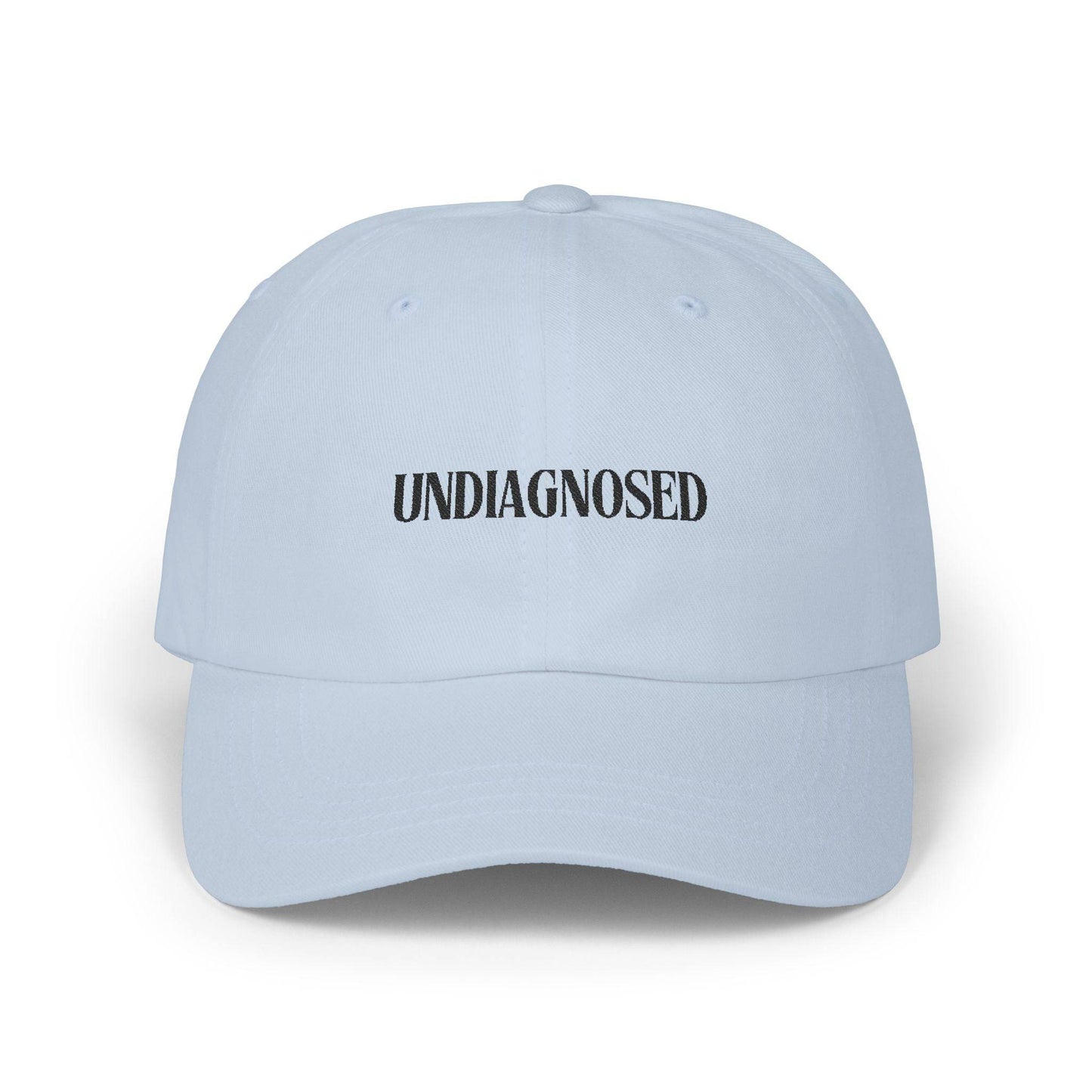 Minimalist 'Undiagnosed' Dad Cap | Mental Health Awareness Gift, Unisex Hat, Casual Fashion, Everyday Wear, Statement Piece - Its Fine, I Am Fine