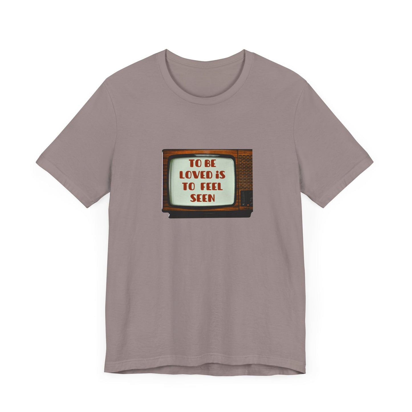 Retro Love Quote Tee, Unisex Short Sleeve Shirt, Vintage Style, Gift for Friends, Self-Love Statement T-Shirt, Casual Chic Top