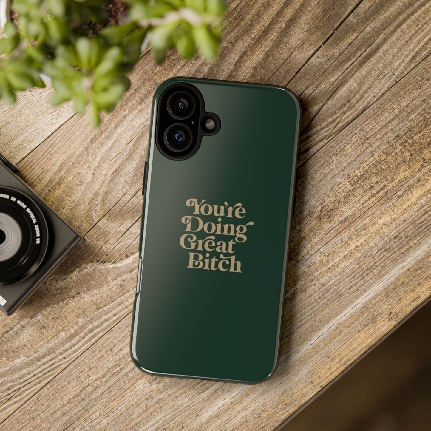 Tough Cases, Encouraging Phone Case, Motivational Phone Cover, Inspirational Phone Protector, Tough Love Phone Case, You're Doing Great