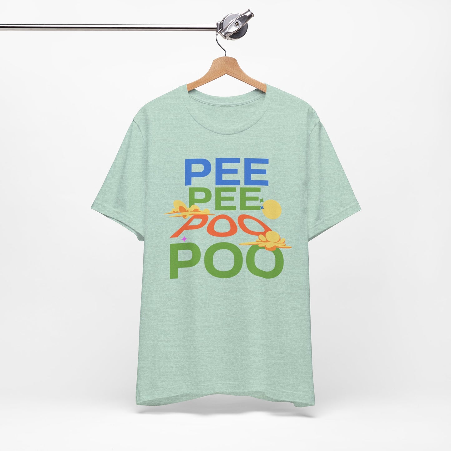 Fun Pee Pee Poo Graphic Tee - Its Fine, I Am Fine