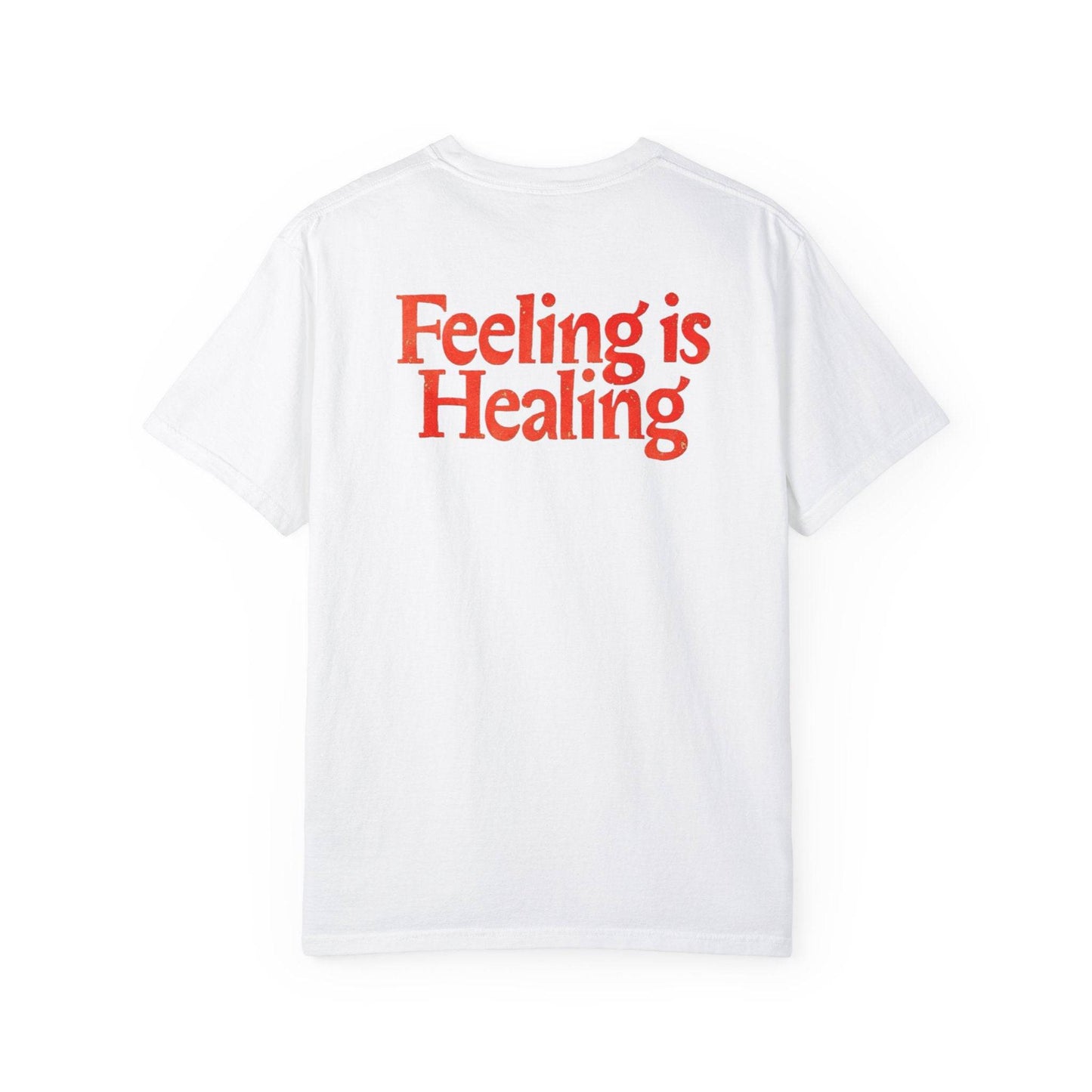 Feeling is Healing Unisex T-Shirt, Relaxed Fit Tee, Soft Cotton Shirt, Gift for Mental Health Awareness, Perfect for Self-Care - Its Fine, I Am Fine