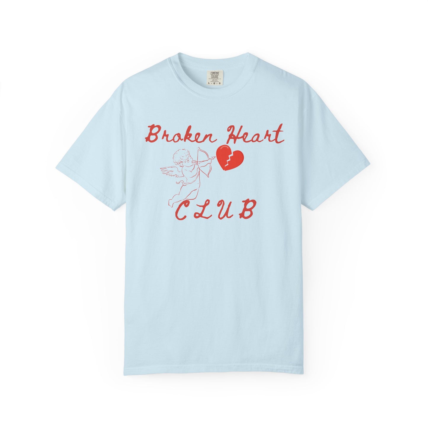 Broken Heart Club T-Shirt, Unisex Casual Tee, Cute Gift for Friends, Valentine's Day Wear, Funny Relationship Shirt