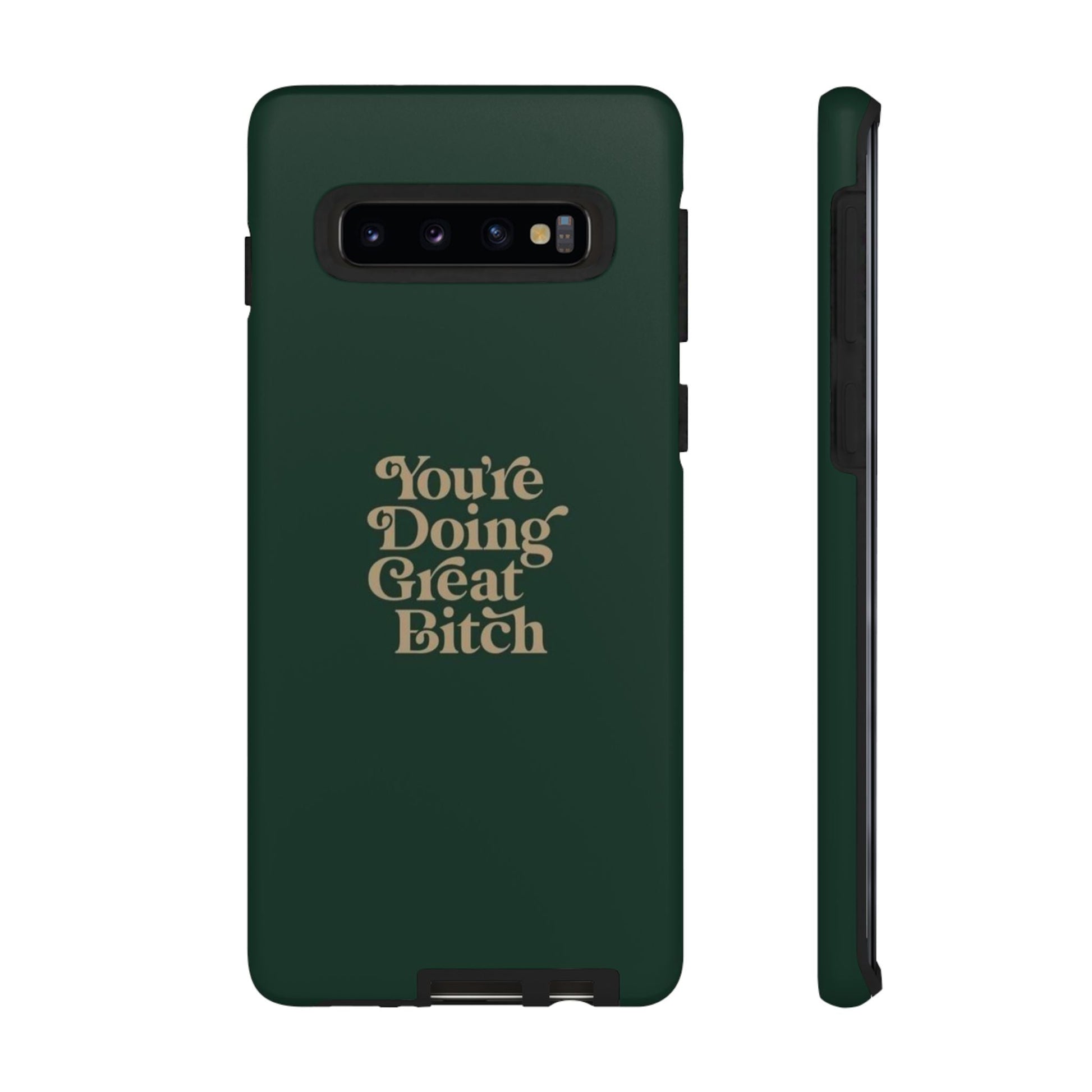 Tough Cases, Encouraging Phone Case, Motivational Phone Cover, Inspirational Phone Protector, Tough Love Phone Case, You're Doing Great - Its Fine, I Am Fine