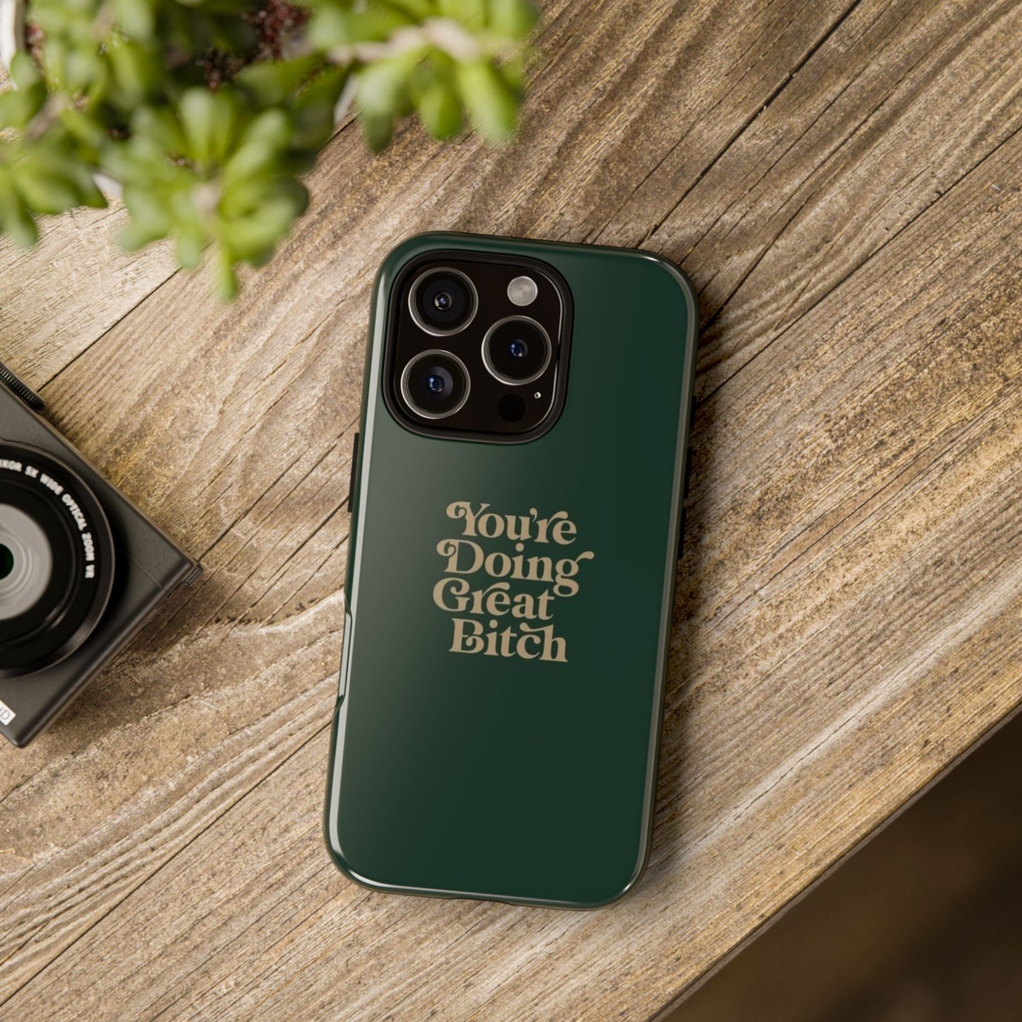 Tough Cases, Encouraging Phone Case, Motivational Phone Cover, Inspirational Phone Protector, Tough Love Phone Case, You're Doing Great