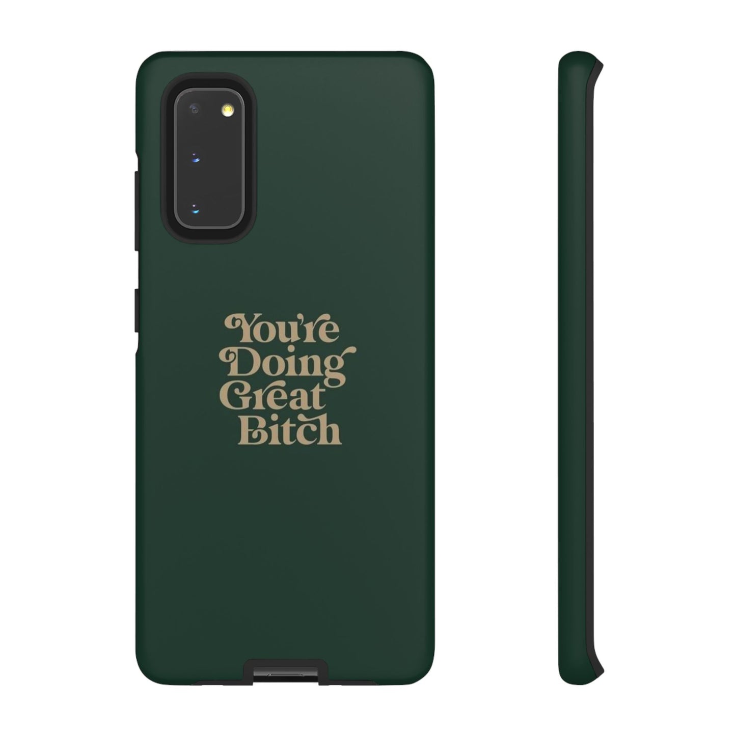 Tough Cases, Encouraging Phone Case, Motivational Phone Cover, Inspirational Phone Protector, Tough Love Phone Case, You're Doing Great