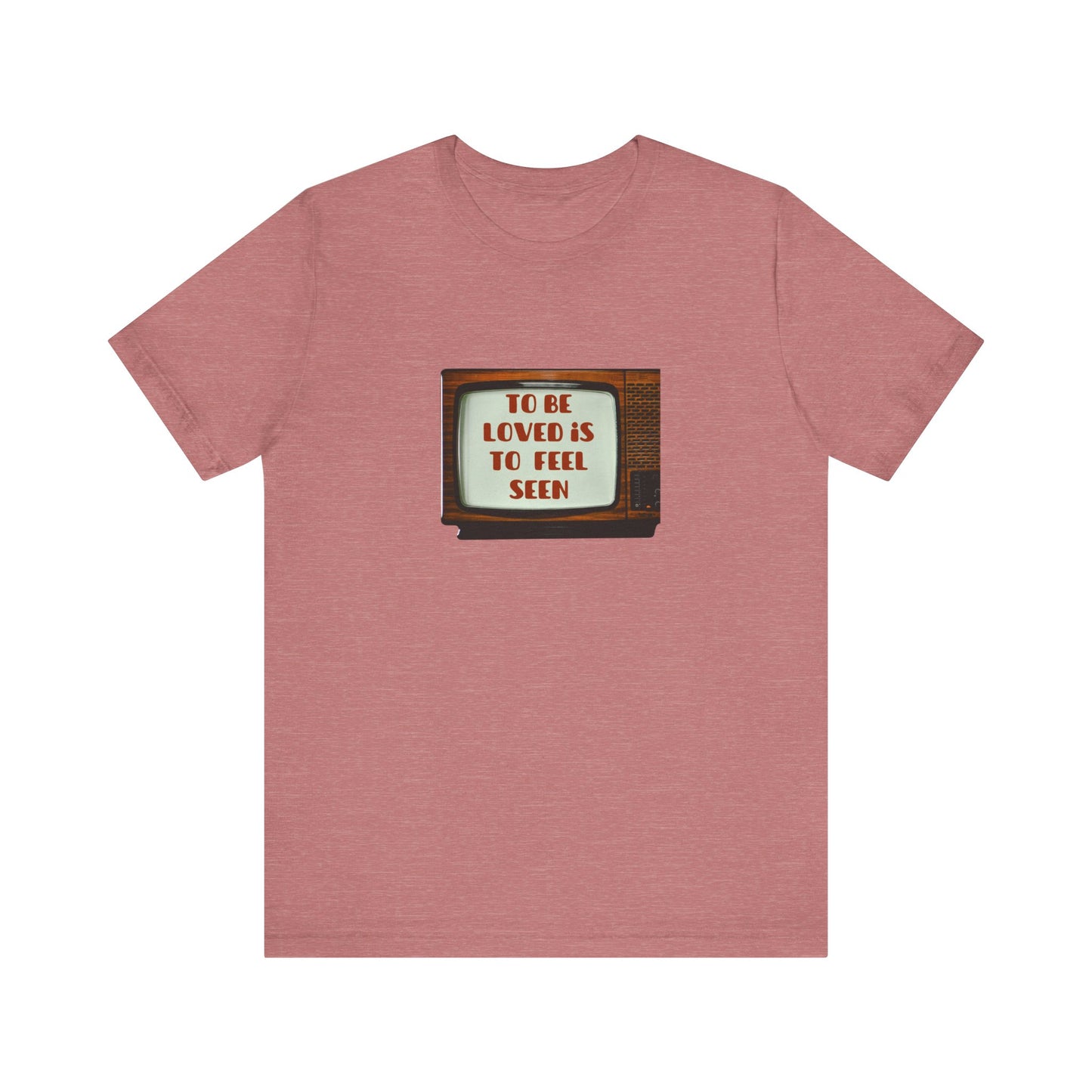 Retro Love Quote Tee, Unisex Short Sleeve Shirt, Vintage Style, Gift for Friends, Self-Love Statement T-Shirt, Casual Chic Top