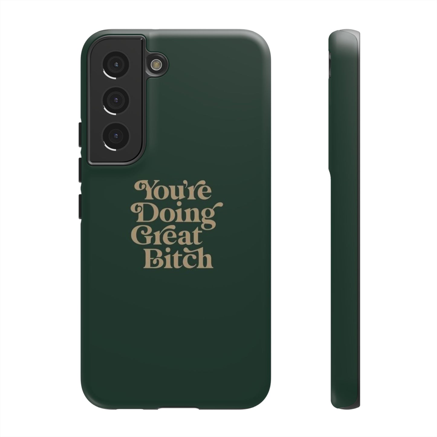 Tough Cases, Encouraging Phone Case, Motivational Phone Cover, Inspirational Phone Protector, Tough Love Phone Case, You're Doing Great