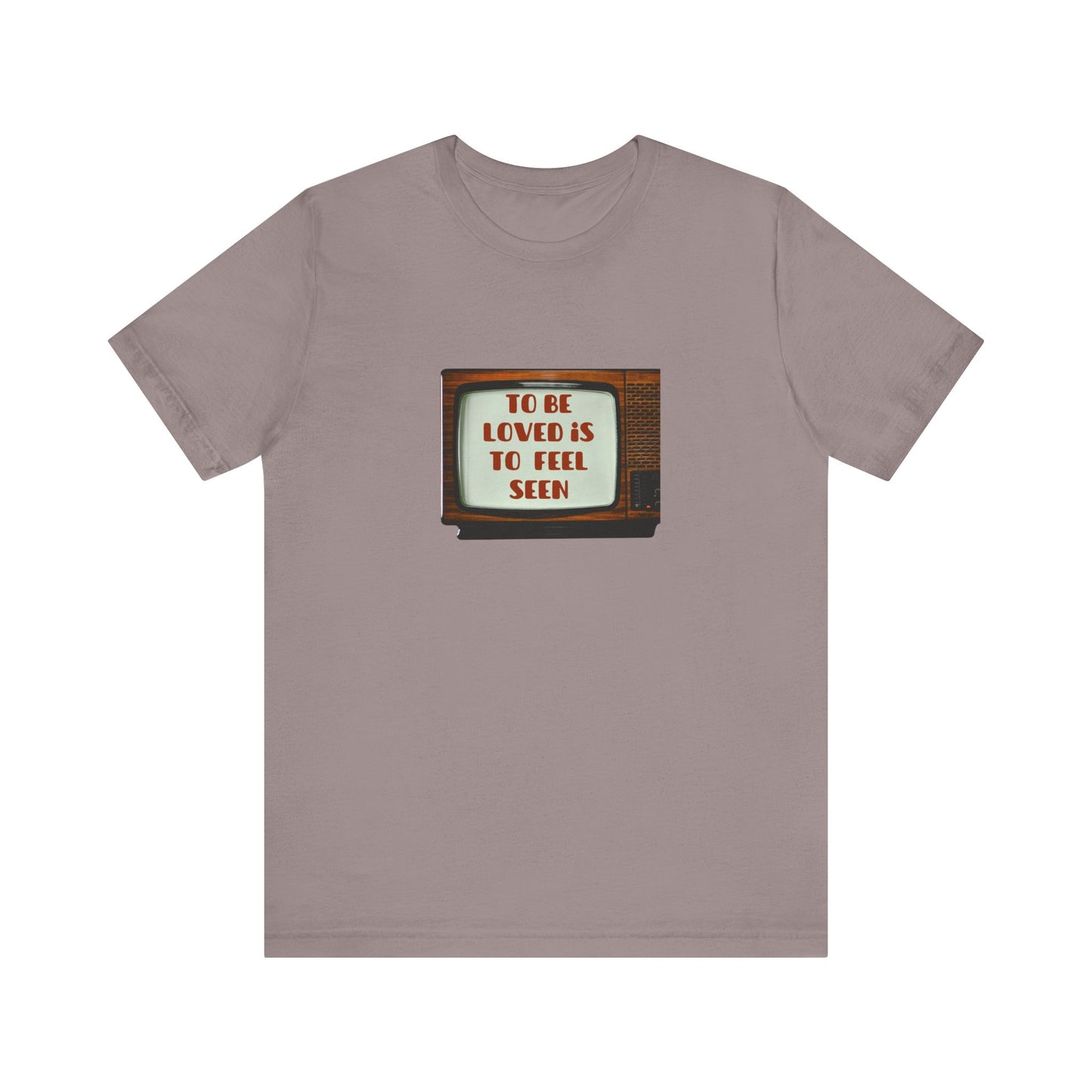 Retro Love Quote Tee, Unisex Short Sleeve Shirt, Vintage Style, Gift for Friends, Self-Love Statement T-Shirt, Casual Chic Top