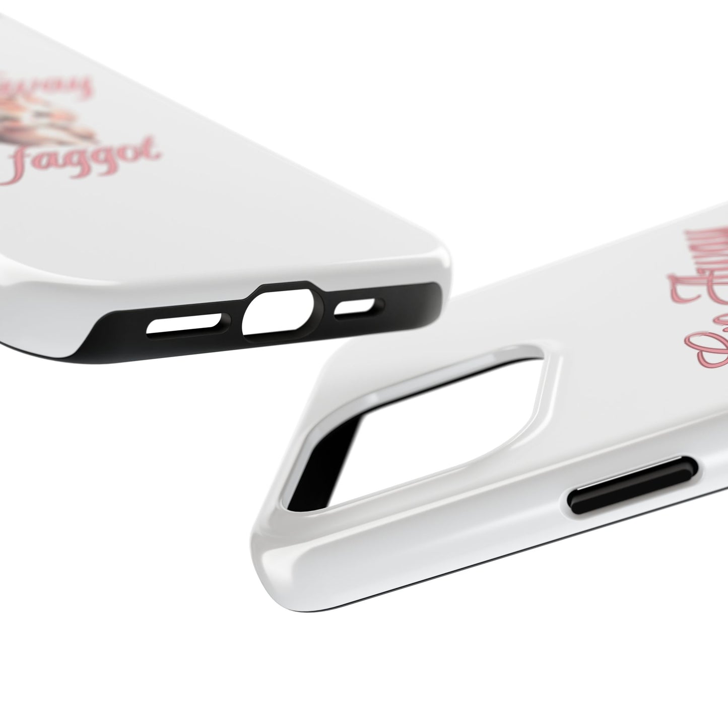 Cute Cat Tough Phone Case - Go Away Design - Its Fine, I Am Fine