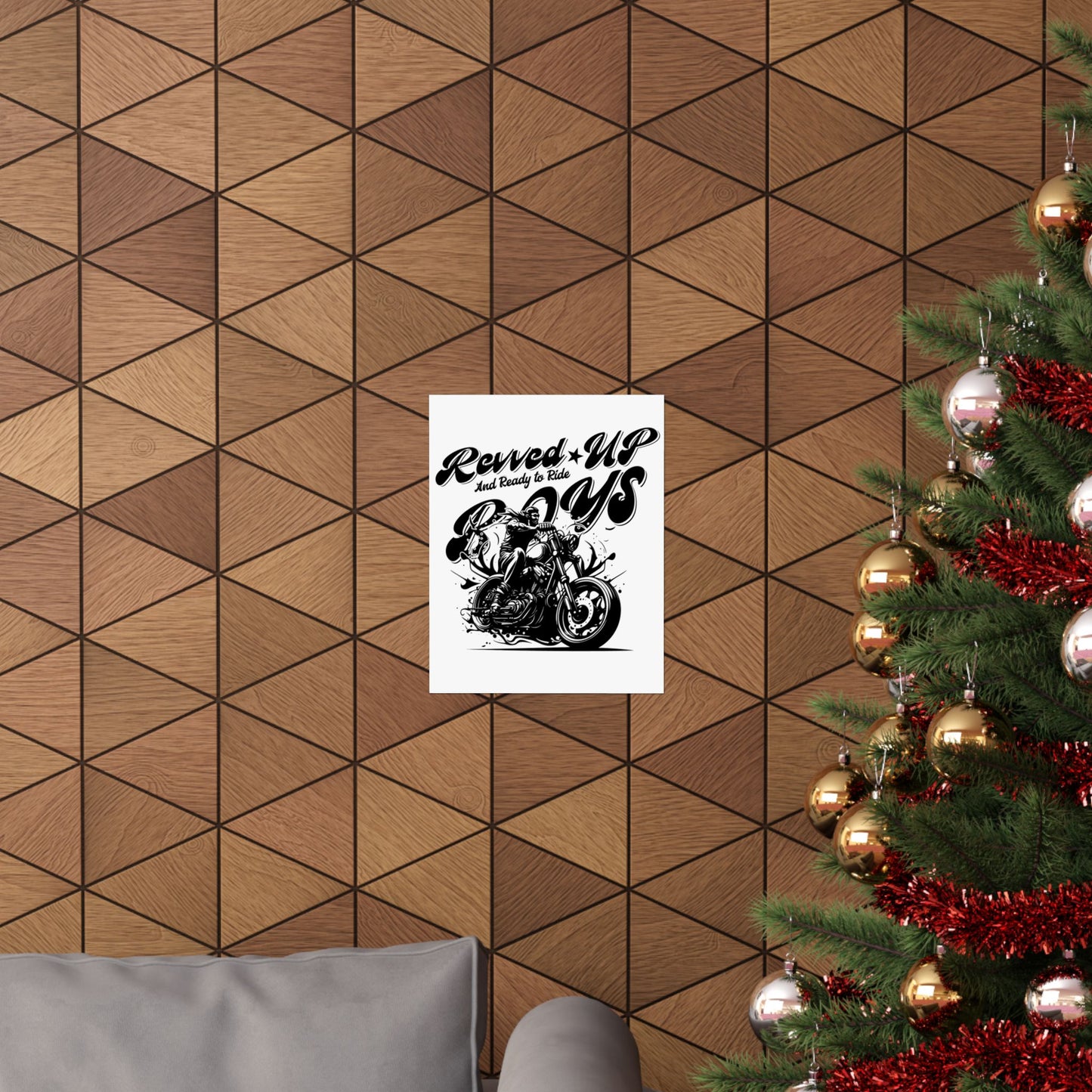 Revv'd Up Motorcycle Poster - Perfect for Bikers & Enthusiasts