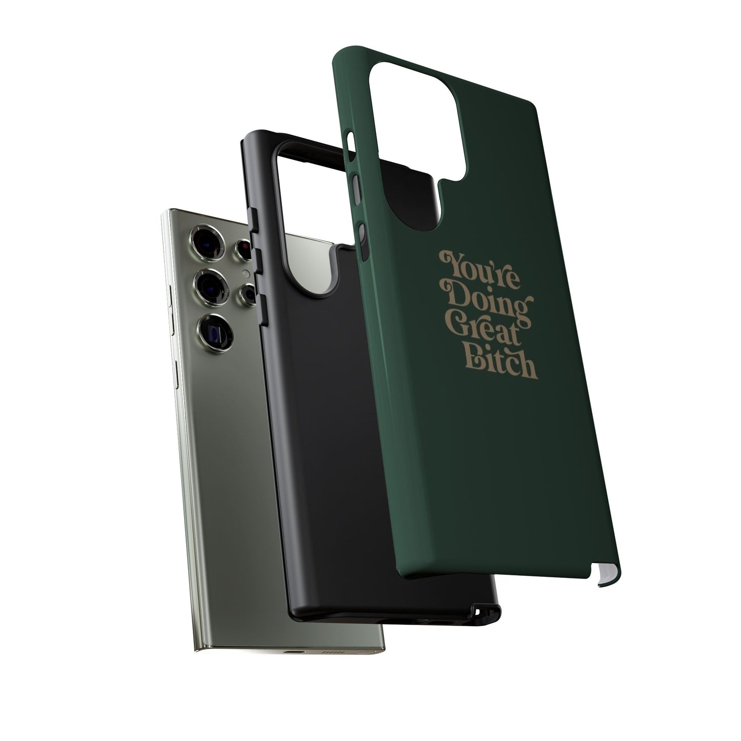 Tough Cases, Encouraging Phone Case, Motivational Phone Cover, Inspirational Phone Protector, Tough Love Phone Case, You're Doing Great