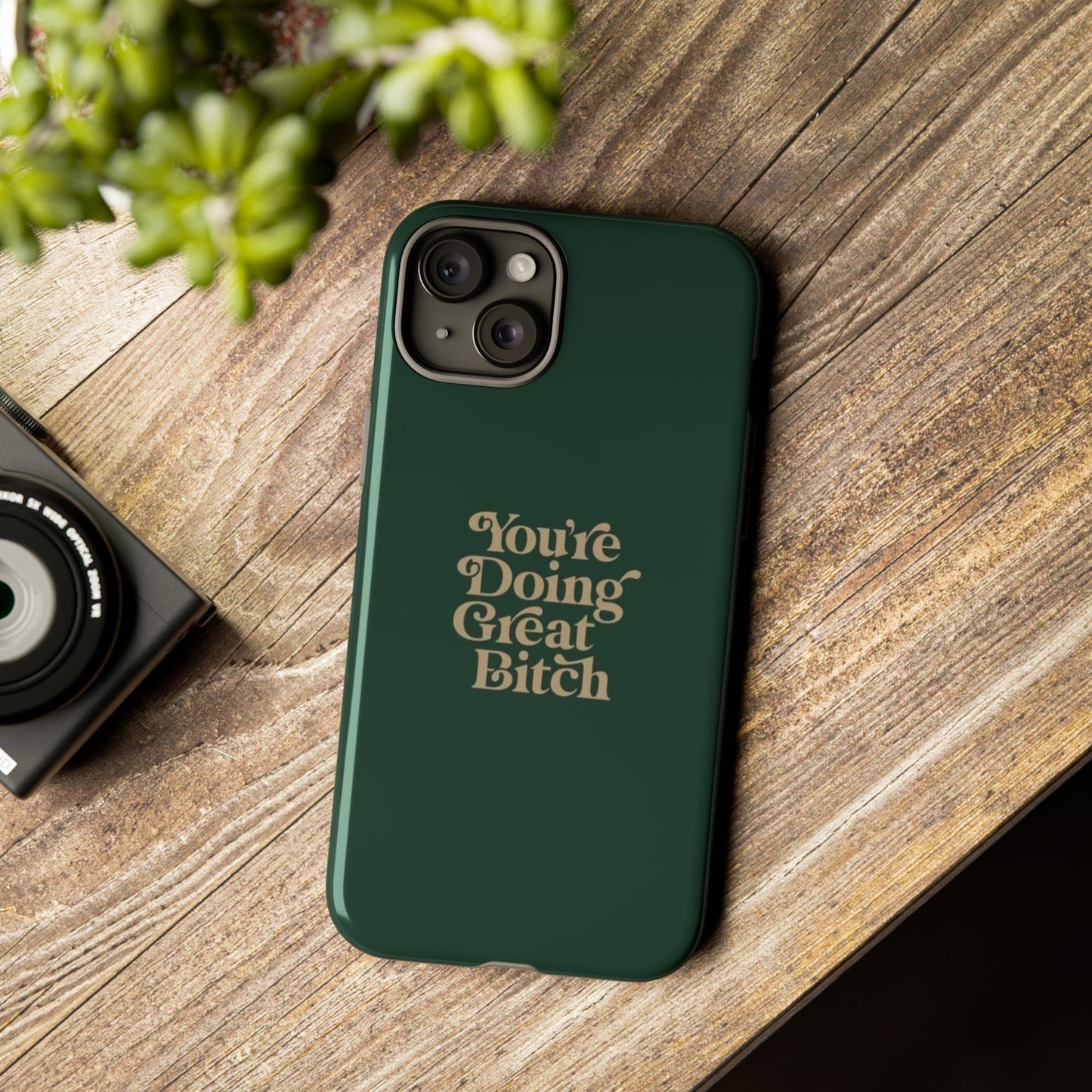 Tough Cases, Encouraging Phone Case, Motivational Phone Cover, Inspirational Phone Protector, Tough Love Phone Case, You're Doing Great