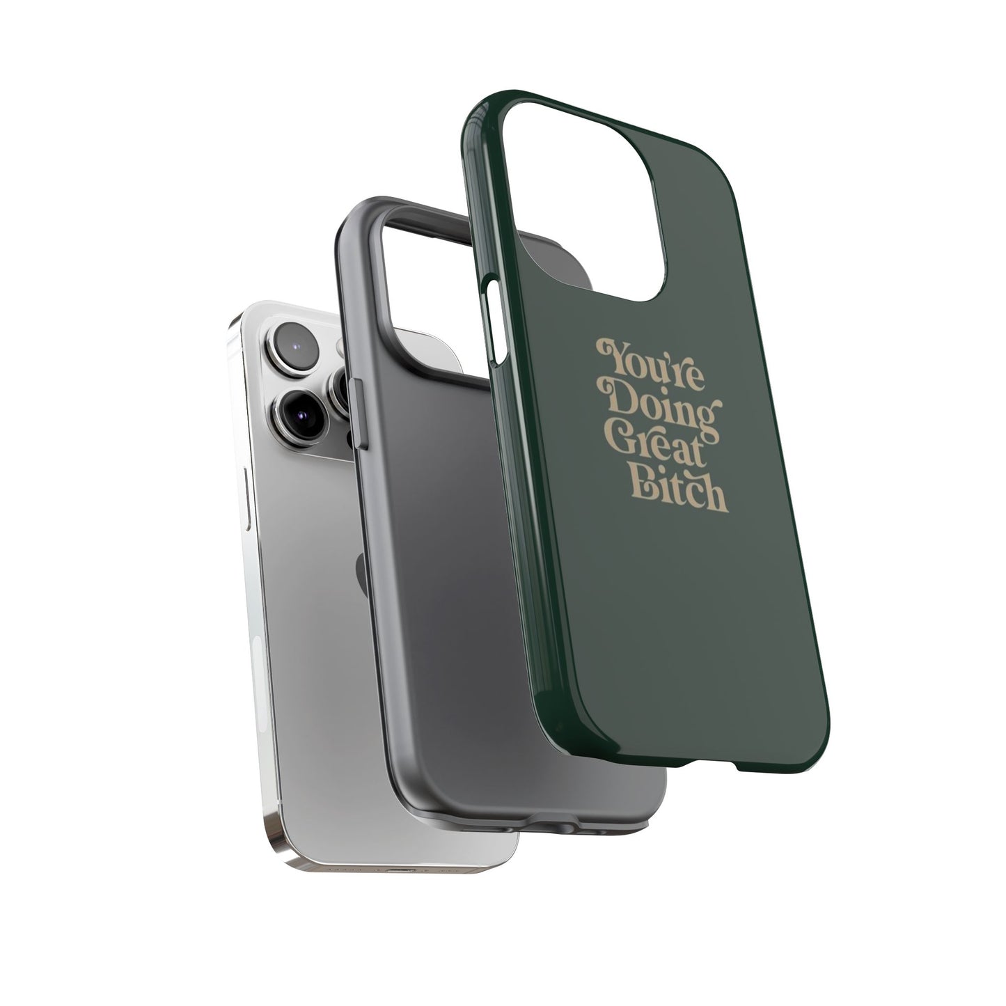 Tough Cases, Encouraging Phone Case, Motivational Phone Cover, Inspirational Phone Protector, Tough Love Phone Case, You're Doing Great