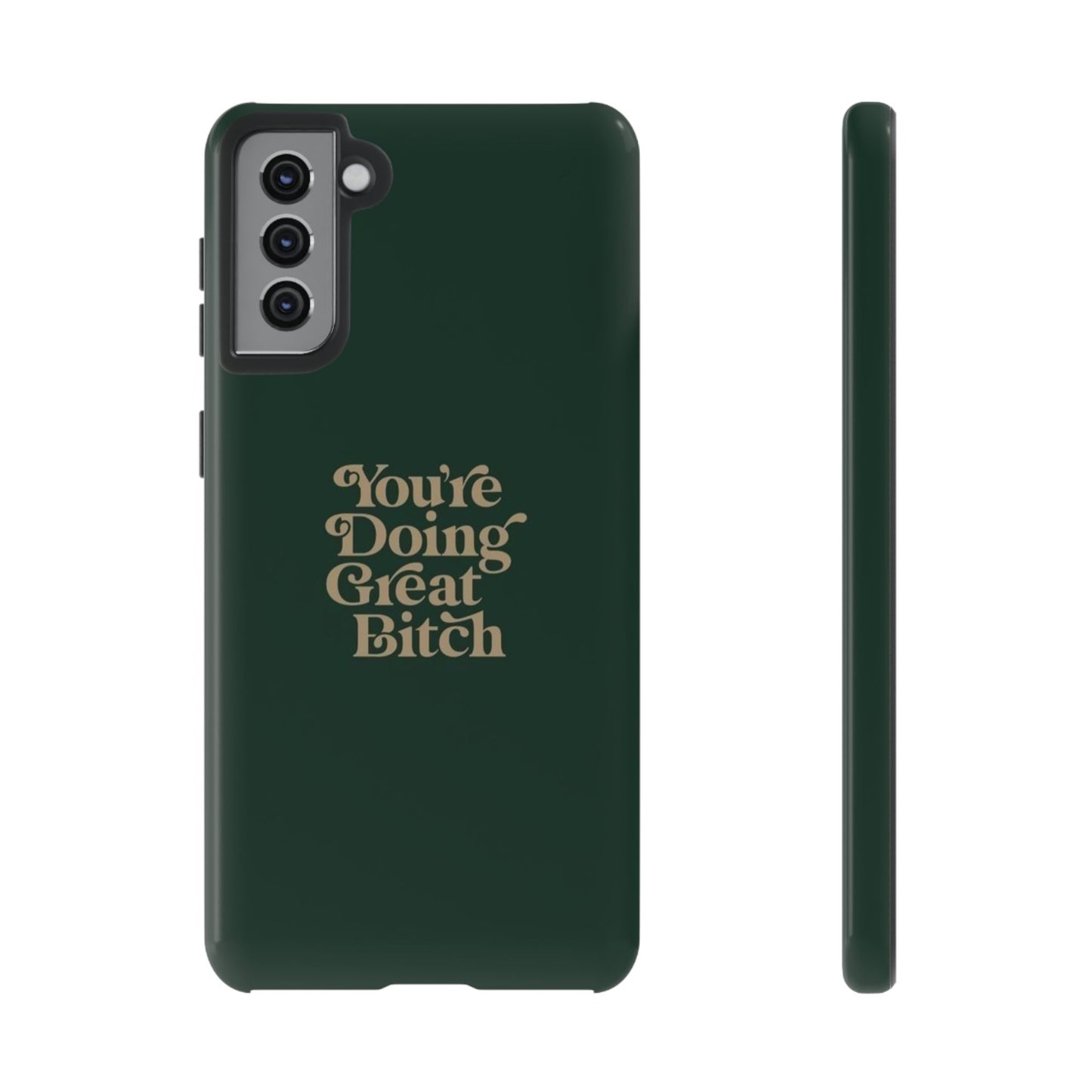 Tough Cases, Encouraging Phone Case, Motivational Phone Cover, Inspirational Phone Protector, Tough Love Phone Case, You're Doing Great