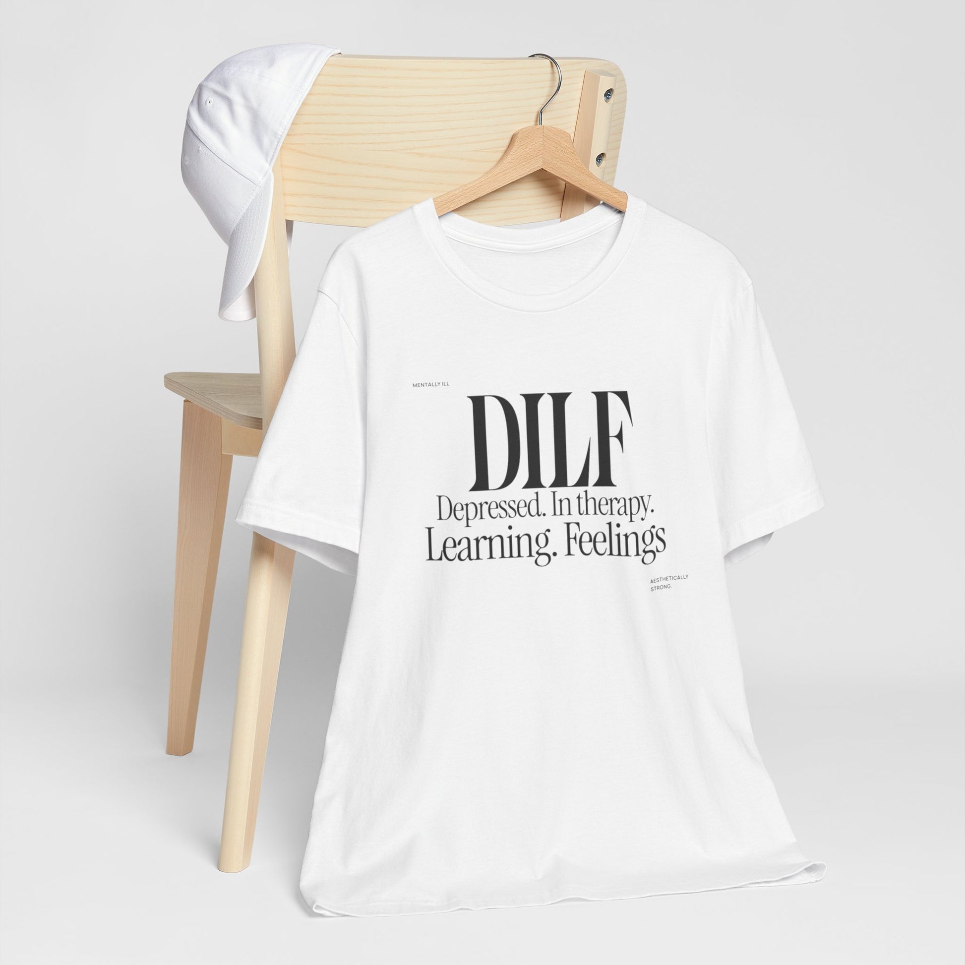 DLF Unisex Jersey Short Sleeve Tee - Embrace Feelings - Its Fine, I Am Fine