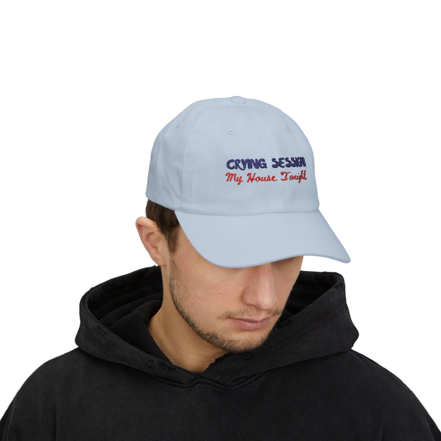 Embroidered Dad Cap - Fun Casual Hat for Summer, Unique Gift for Him, Cool Accessory, Outdoor Festivals, Stylish Summer Cap | Crying